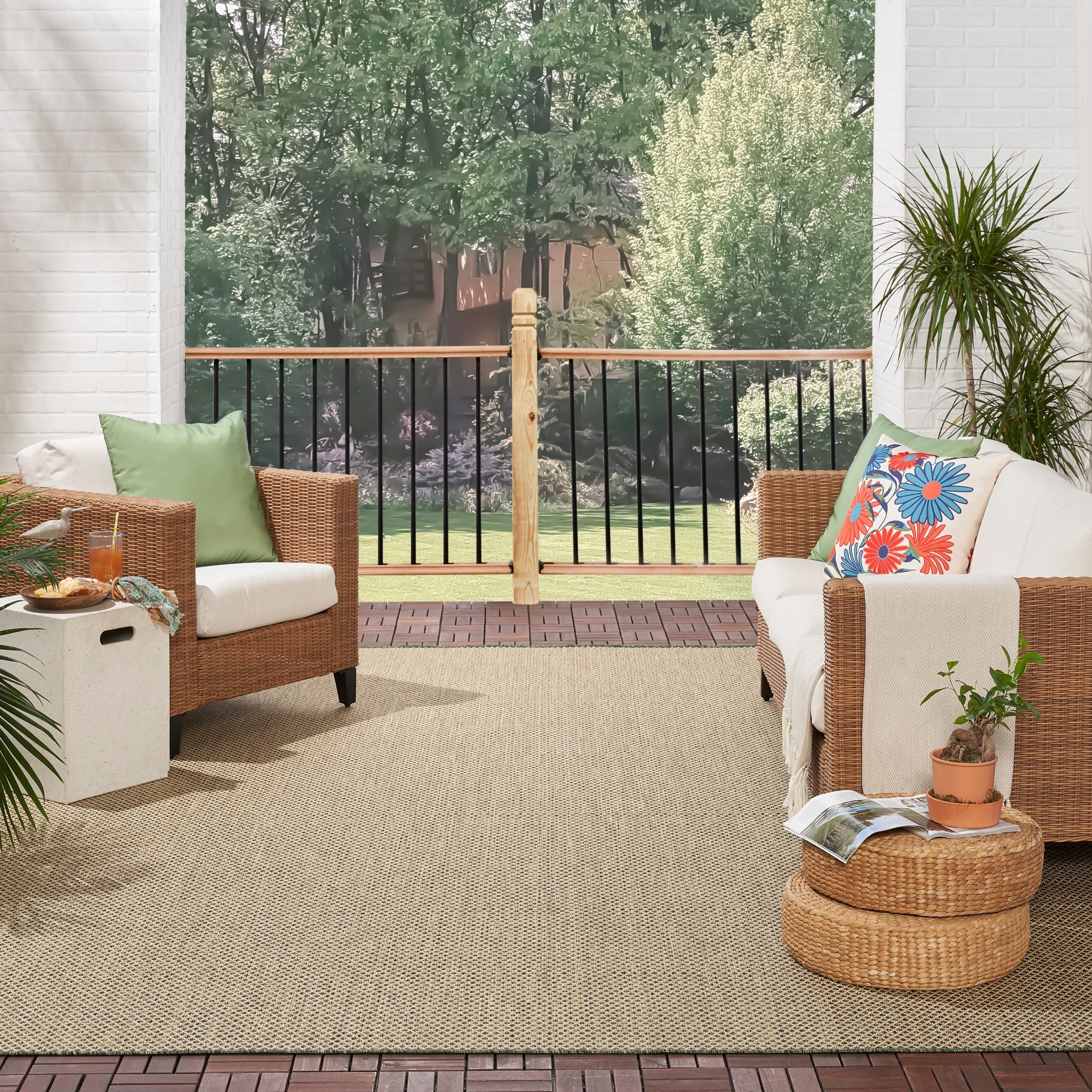 Nourison Positano Indoor/Outdoor Moroccan Area Rug