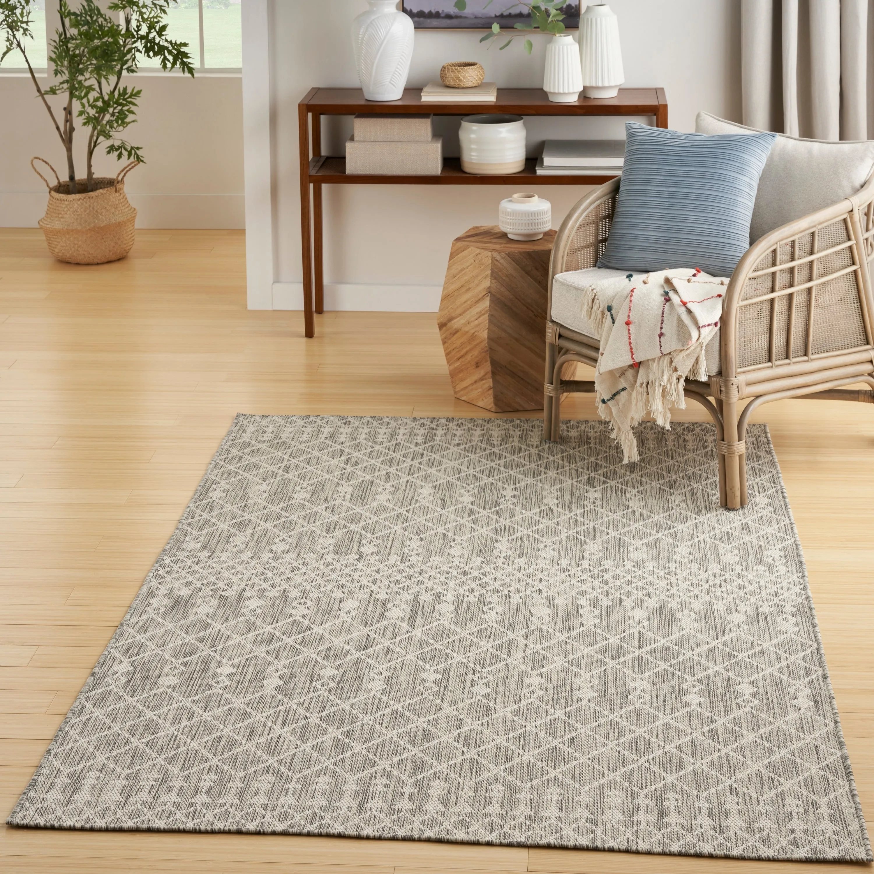 Nourison Positano Indoor/Outdoor Moroccan Area Rug