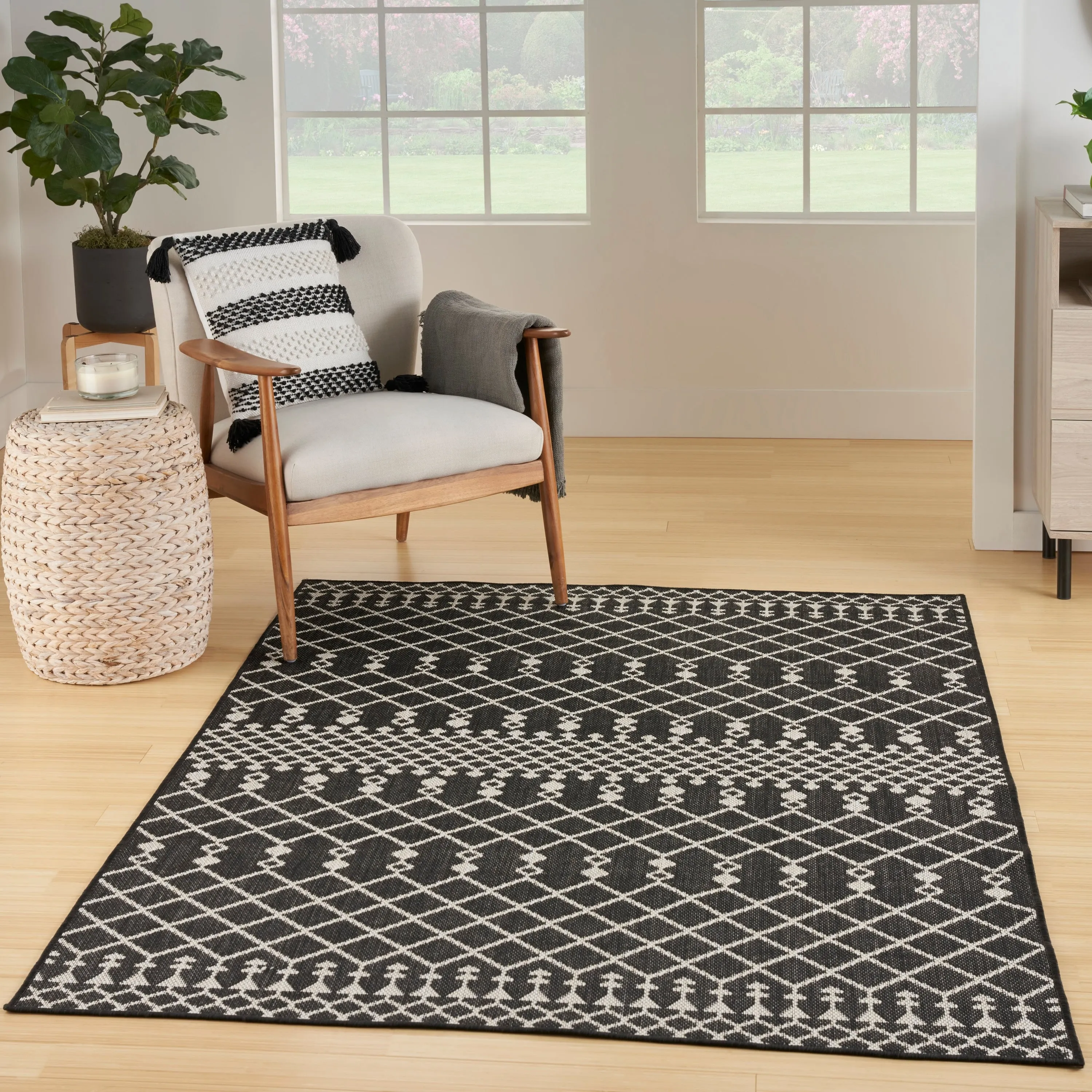 Nourison Positano Indoor/Outdoor Moroccan Area Rug