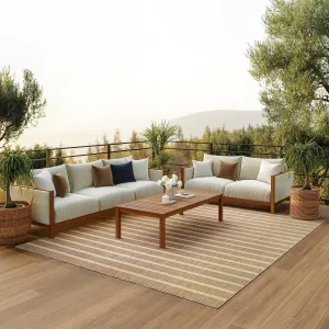 Nourison Positano Indoor/Outdoor Striped Area Rug