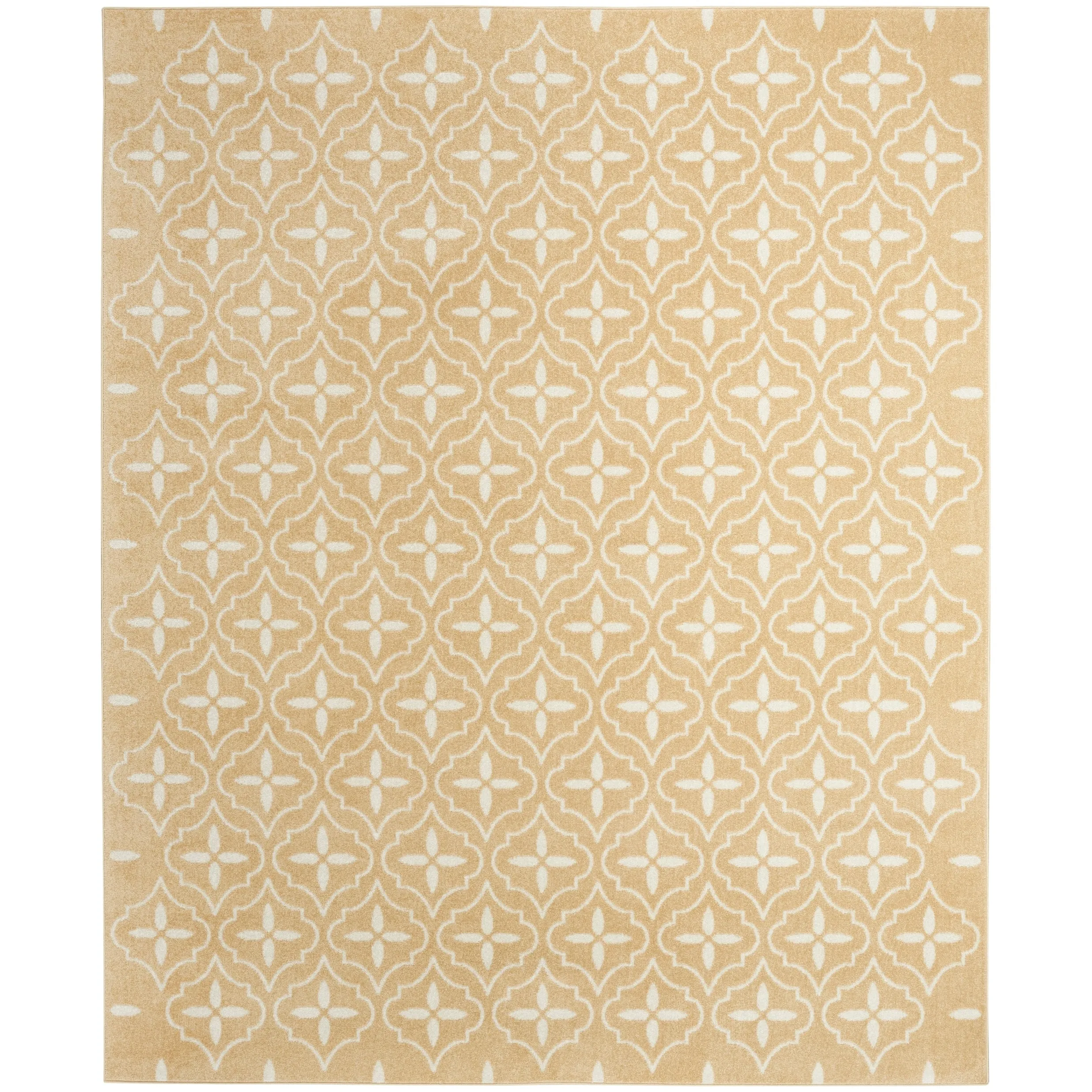 Nourison Sandy Indoor / Outdoor Blue Moroccan Area Rug