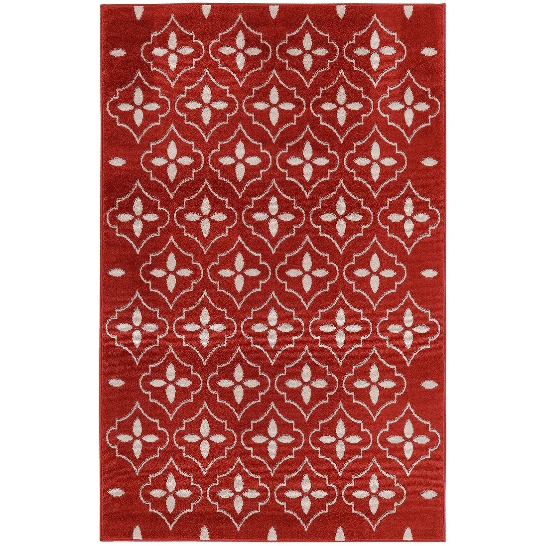 Nourison Sandy Indoor / Outdoor Blue Moroccan Area Rug