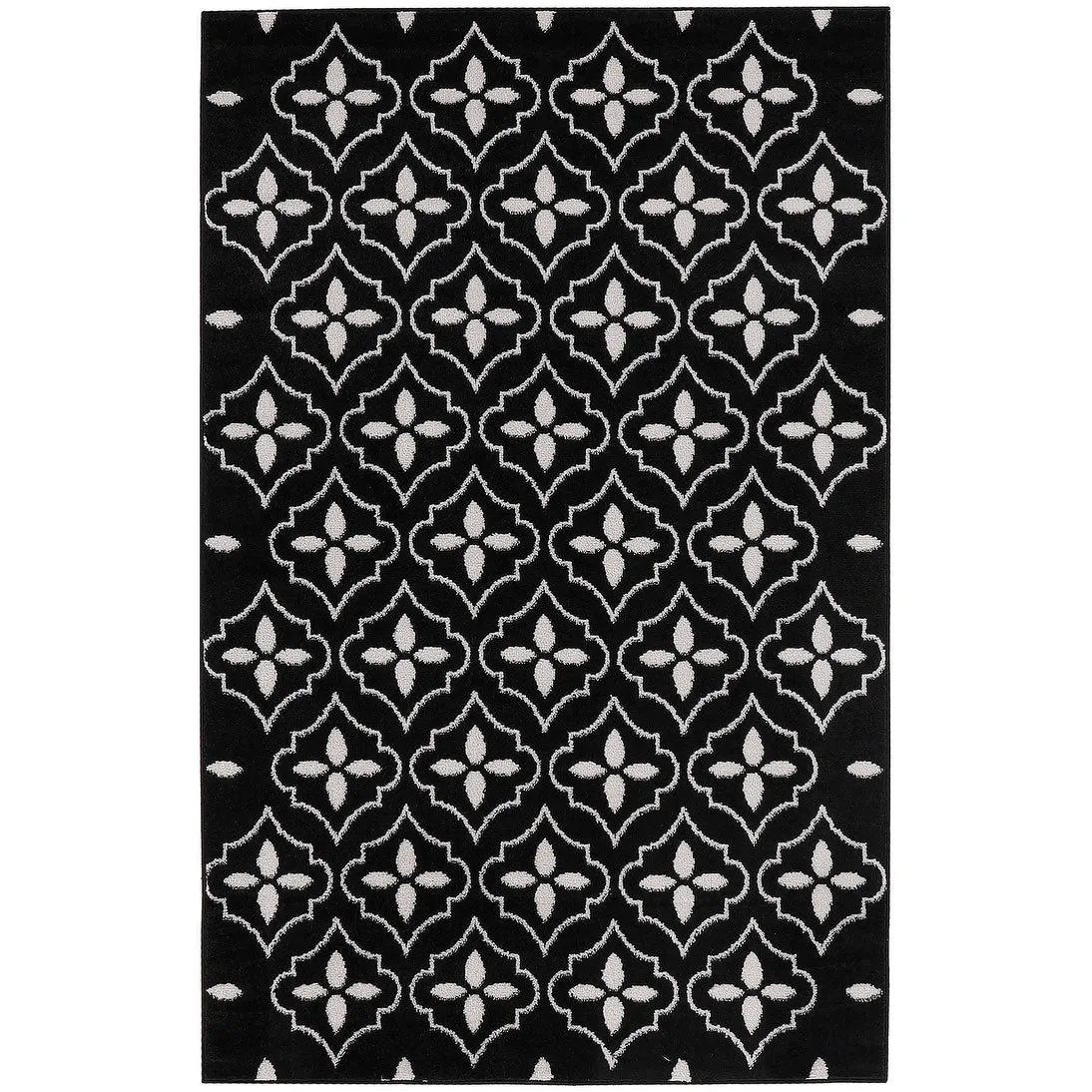 Nourison Sandy Indoor / Outdoor Blue Moroccan Area Rug