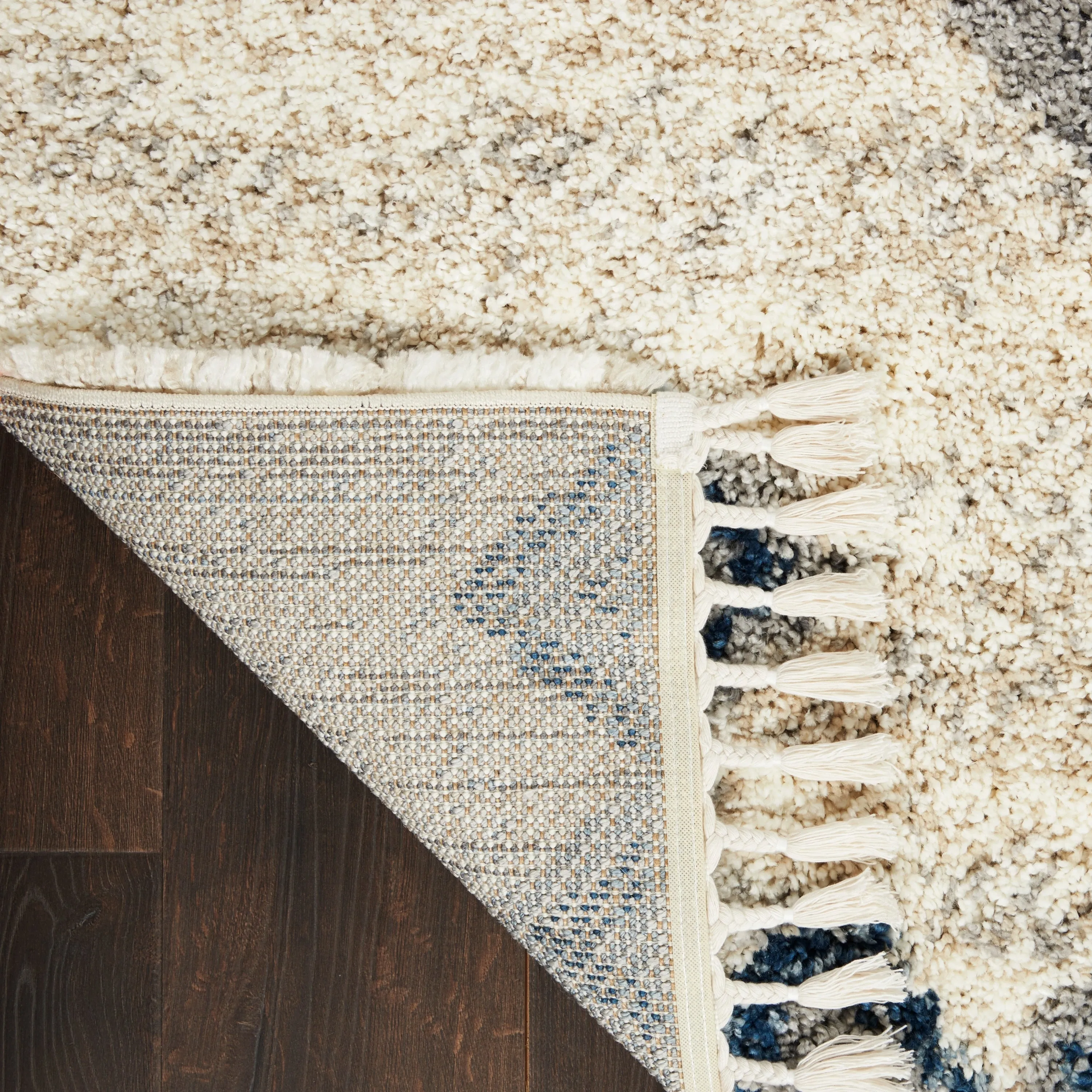 Nourison Scandinavian Geometric Shag Area Rug