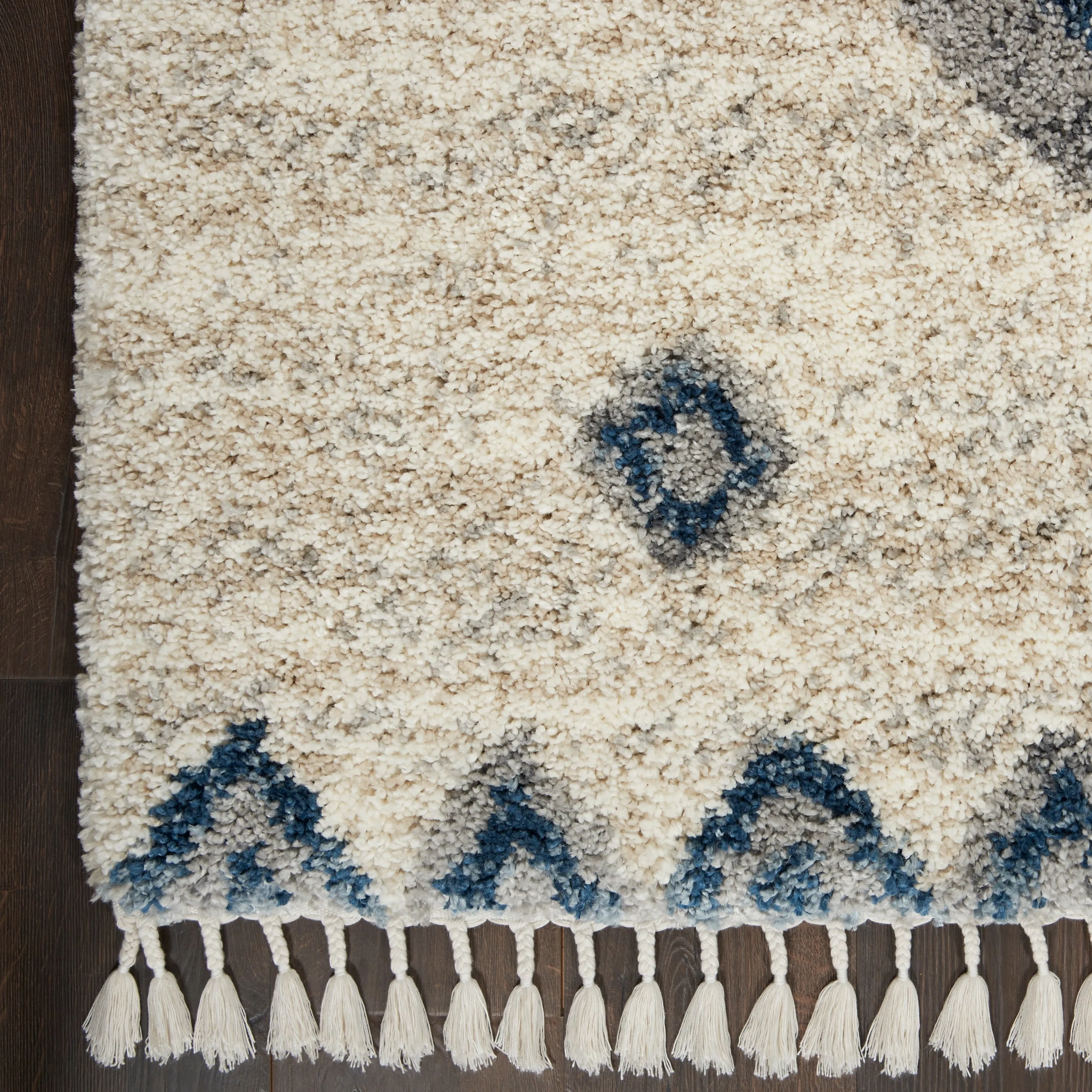 Nourison Scandinavian Geometric Shag Area Rug