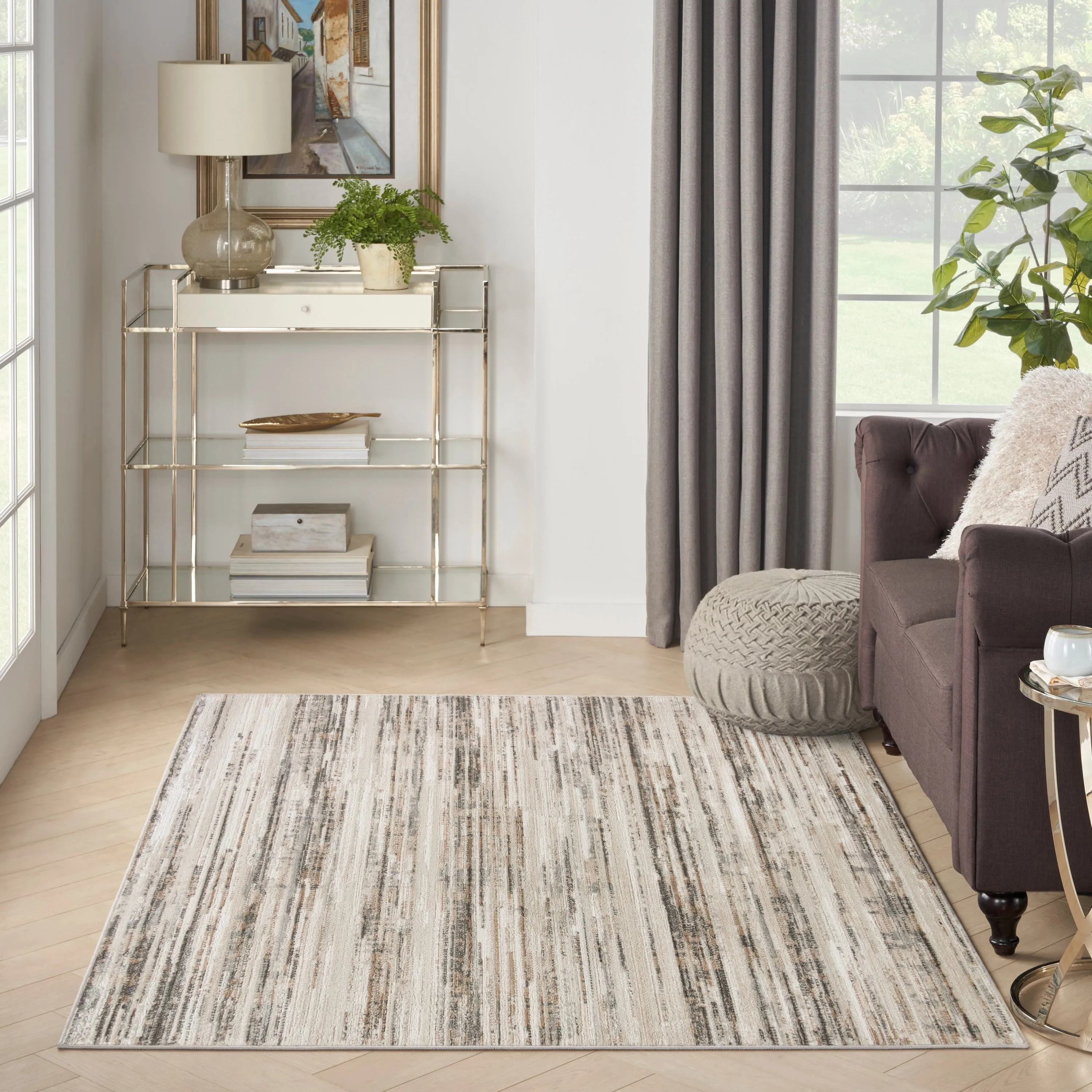 Nourison Serenity Home Indoor Abstract Area Rug