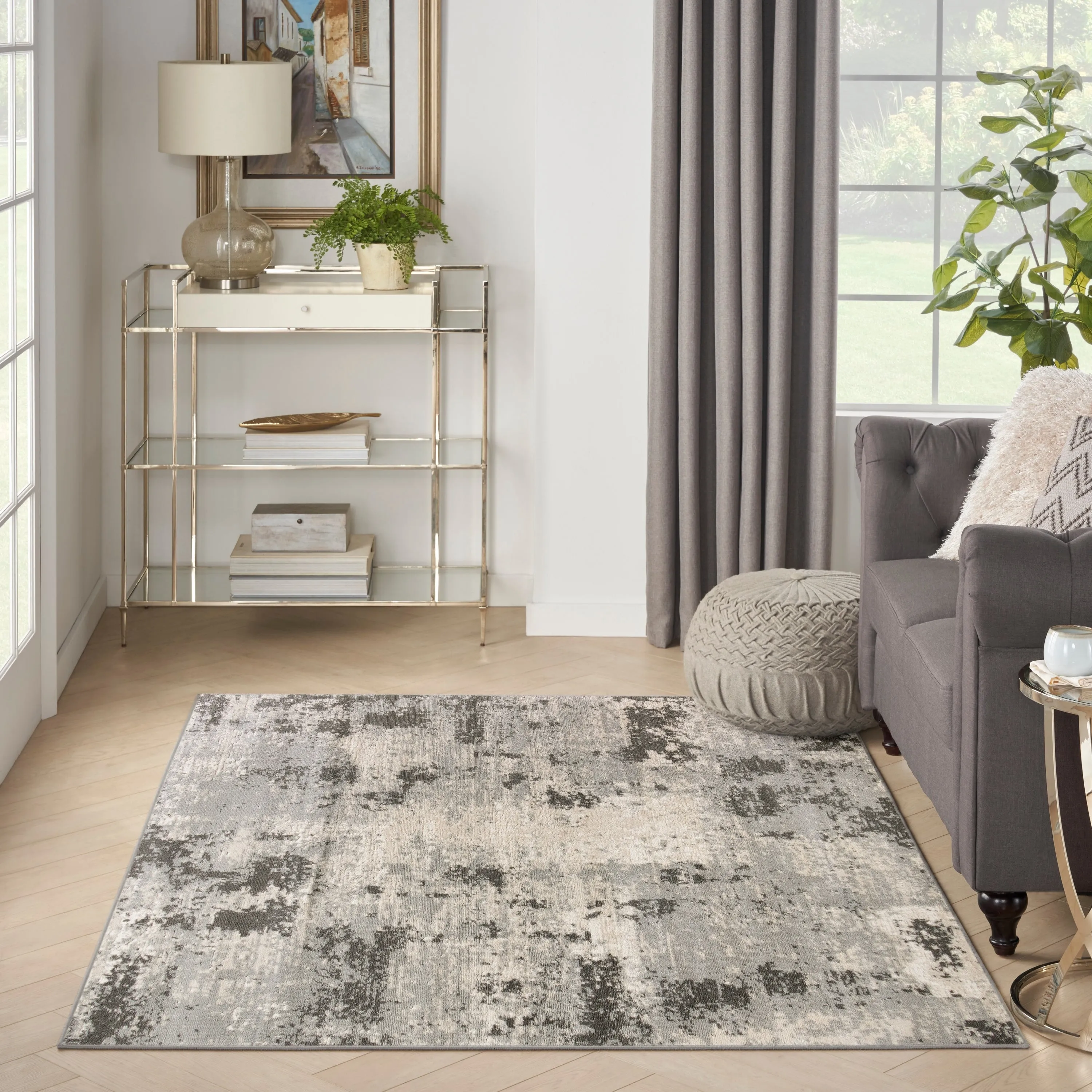 Nourison Serenity Home Indoor Abstract Area Rug