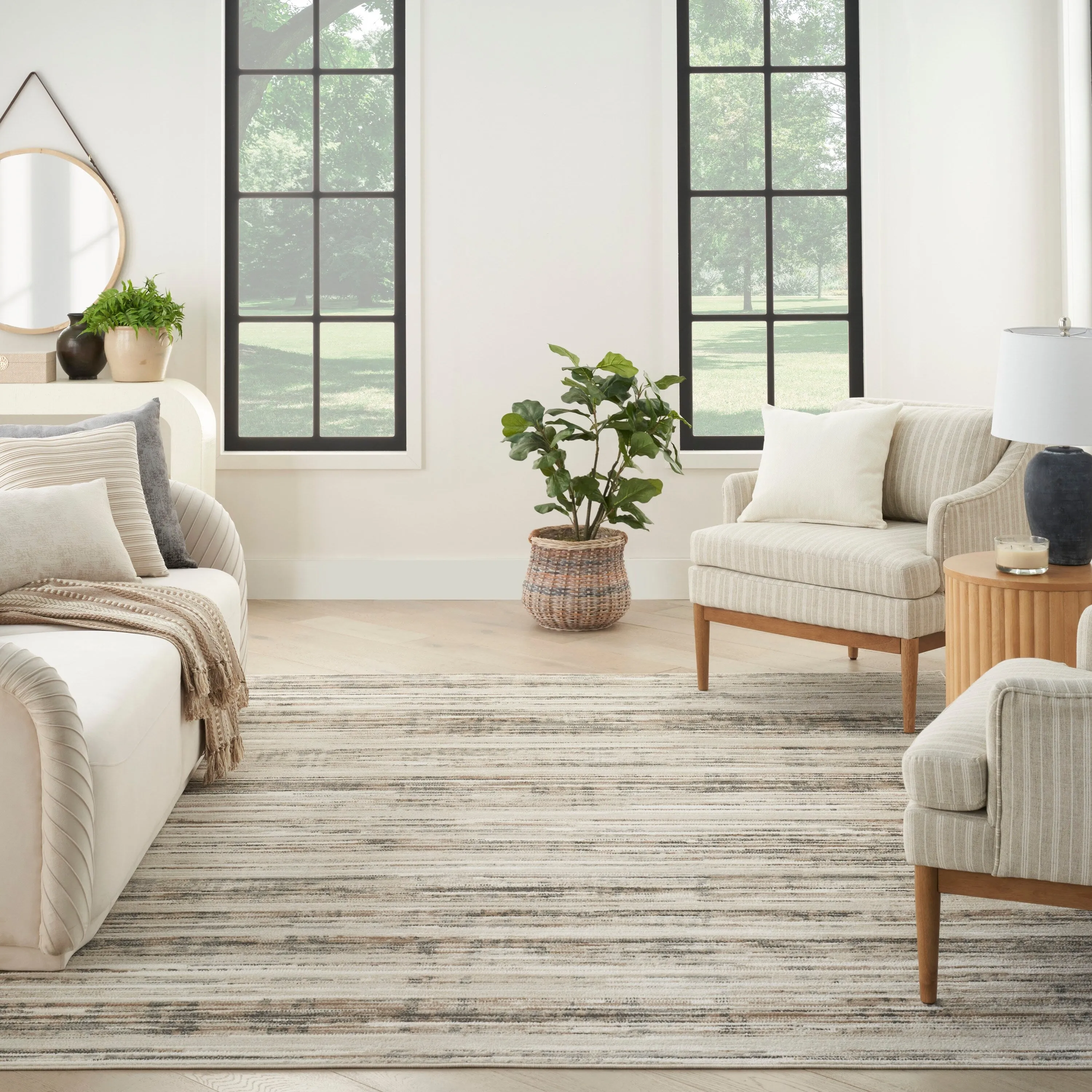 Nourison Serenity Home Indoor Abstract Area Rug