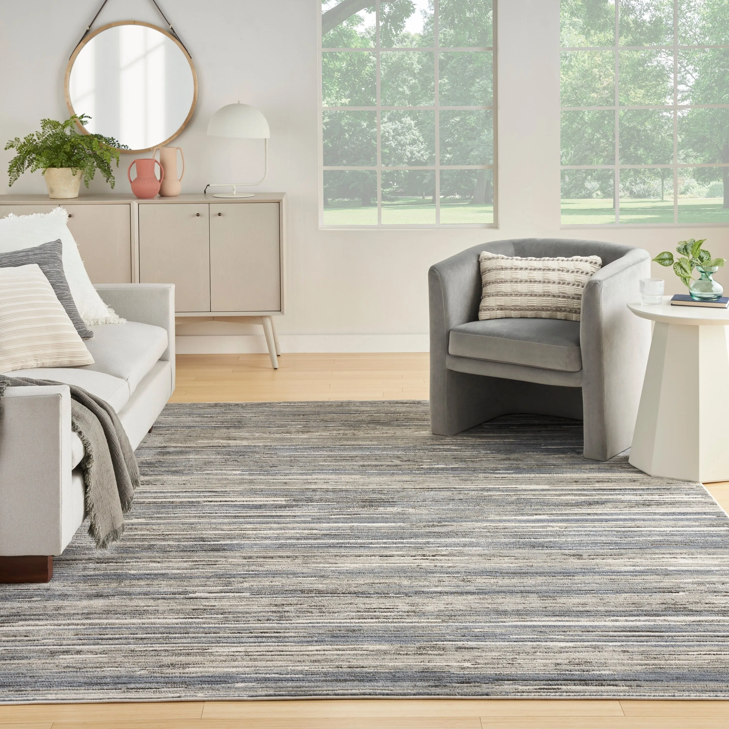Nourison Serenity Home Indoor Abstract Area Rug