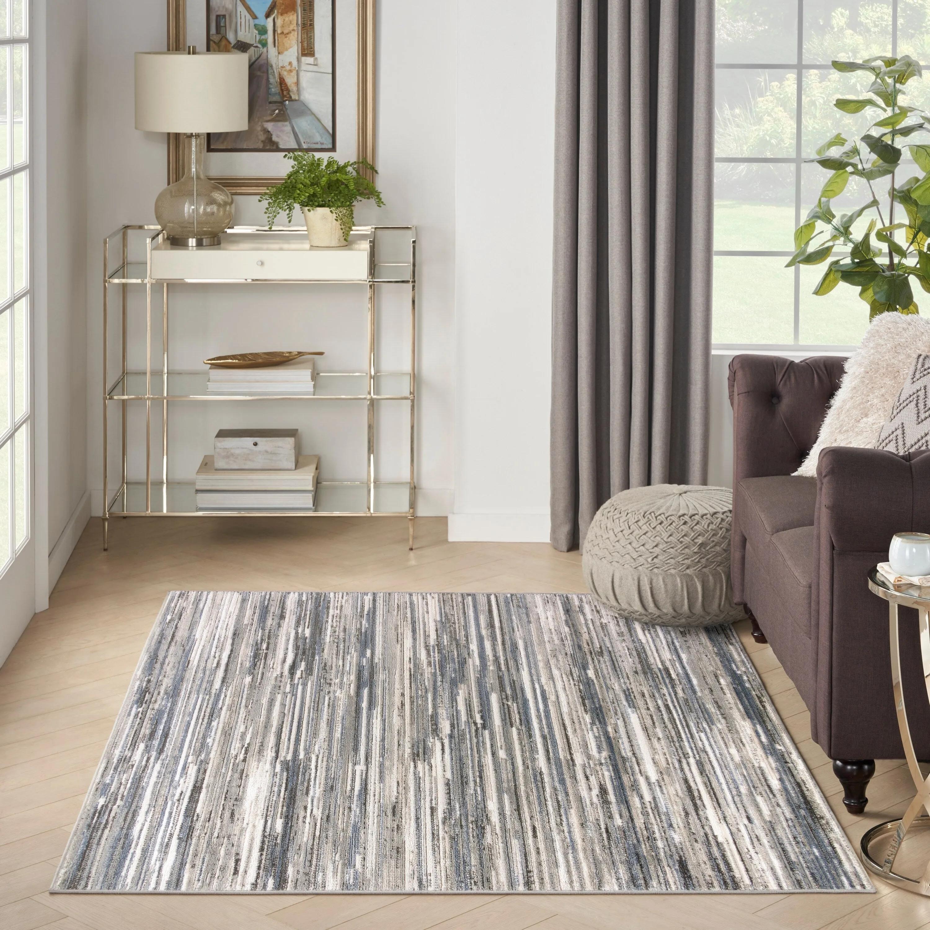 Nourison Serenity Home Indoor Abstract Area Rug