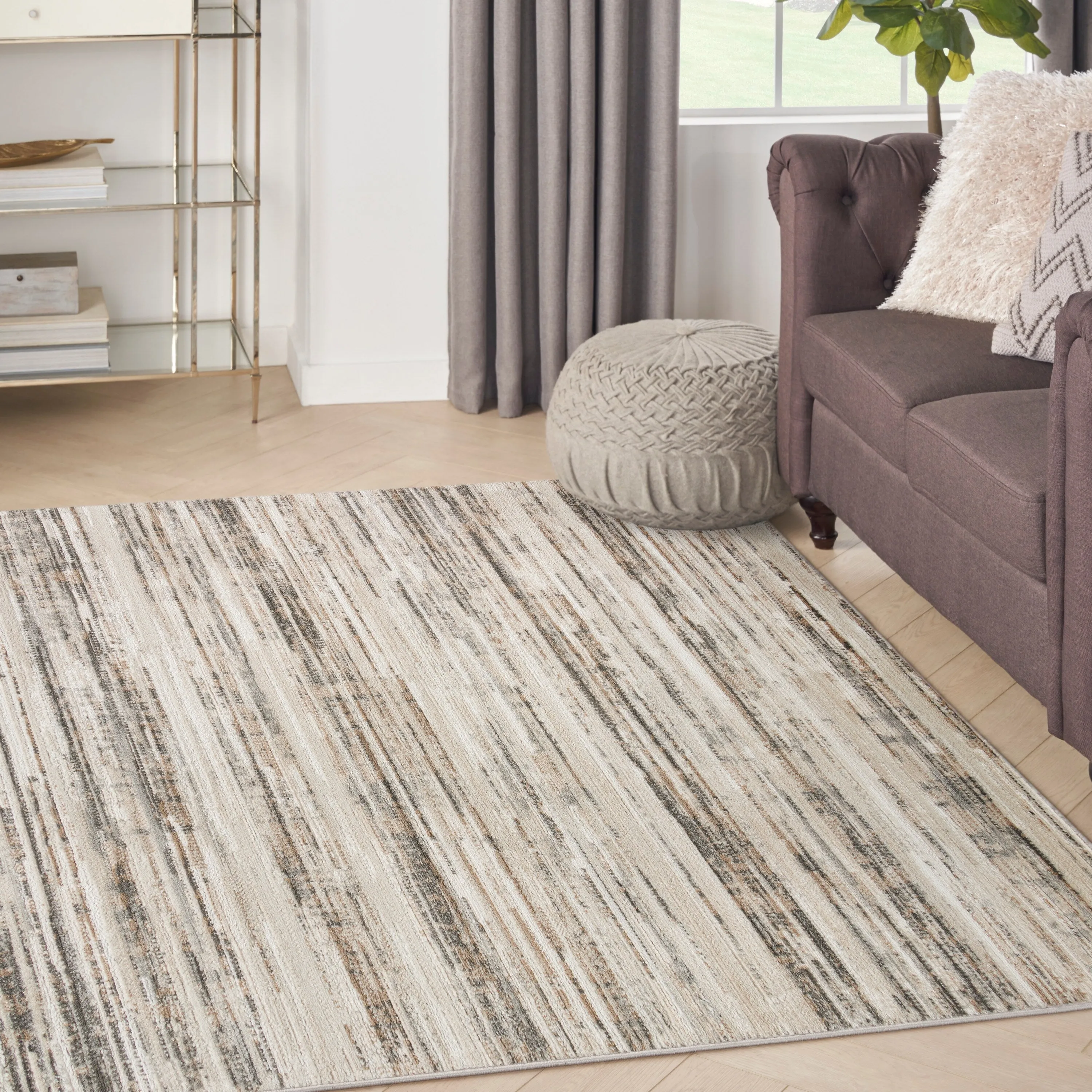 Nourison Serenity Home Indoor Abstract Area Rug