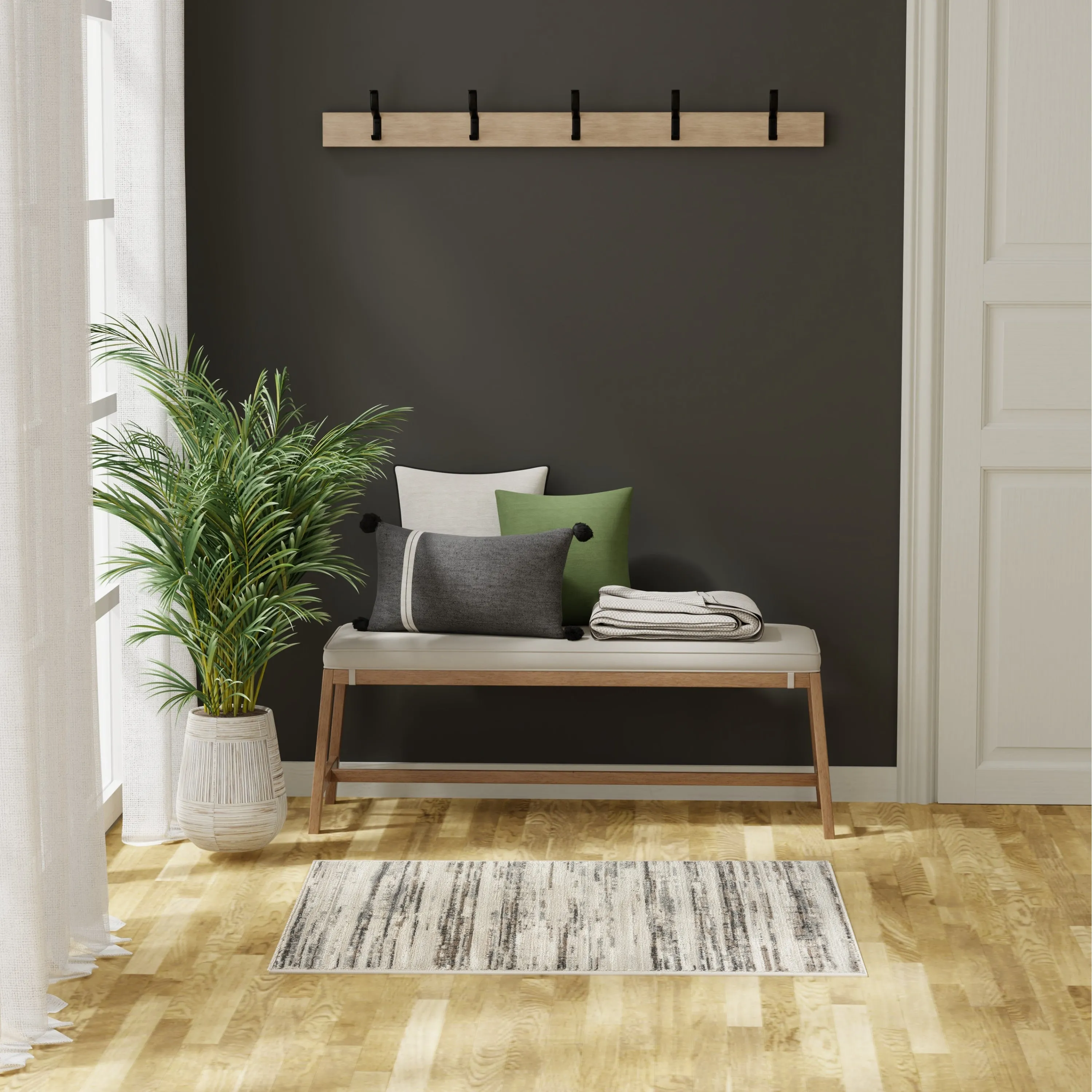 Nourison Serenity Home Indoor Abstract Area Rug