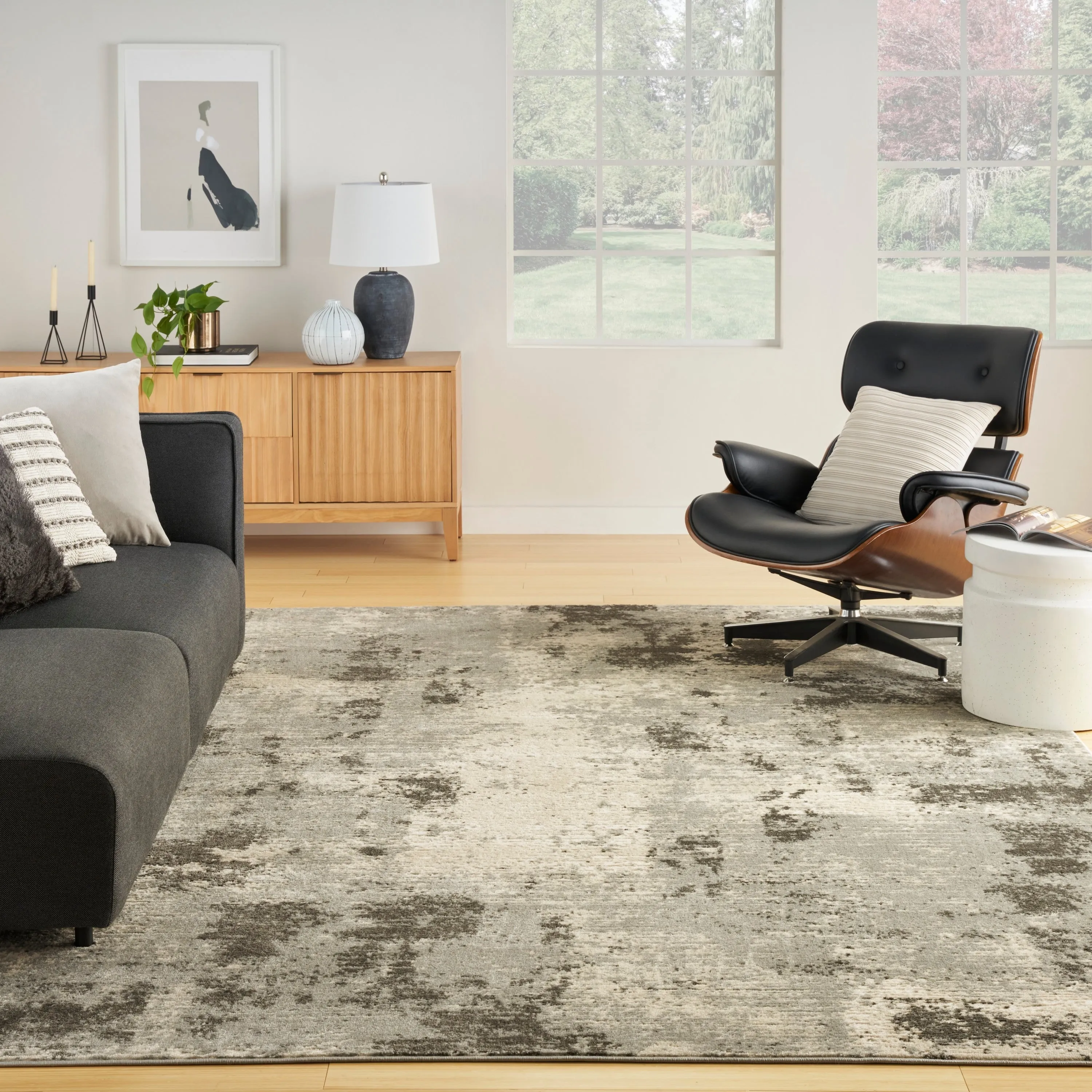 Nourison Serenity Home Indoor Abstract Area Rug