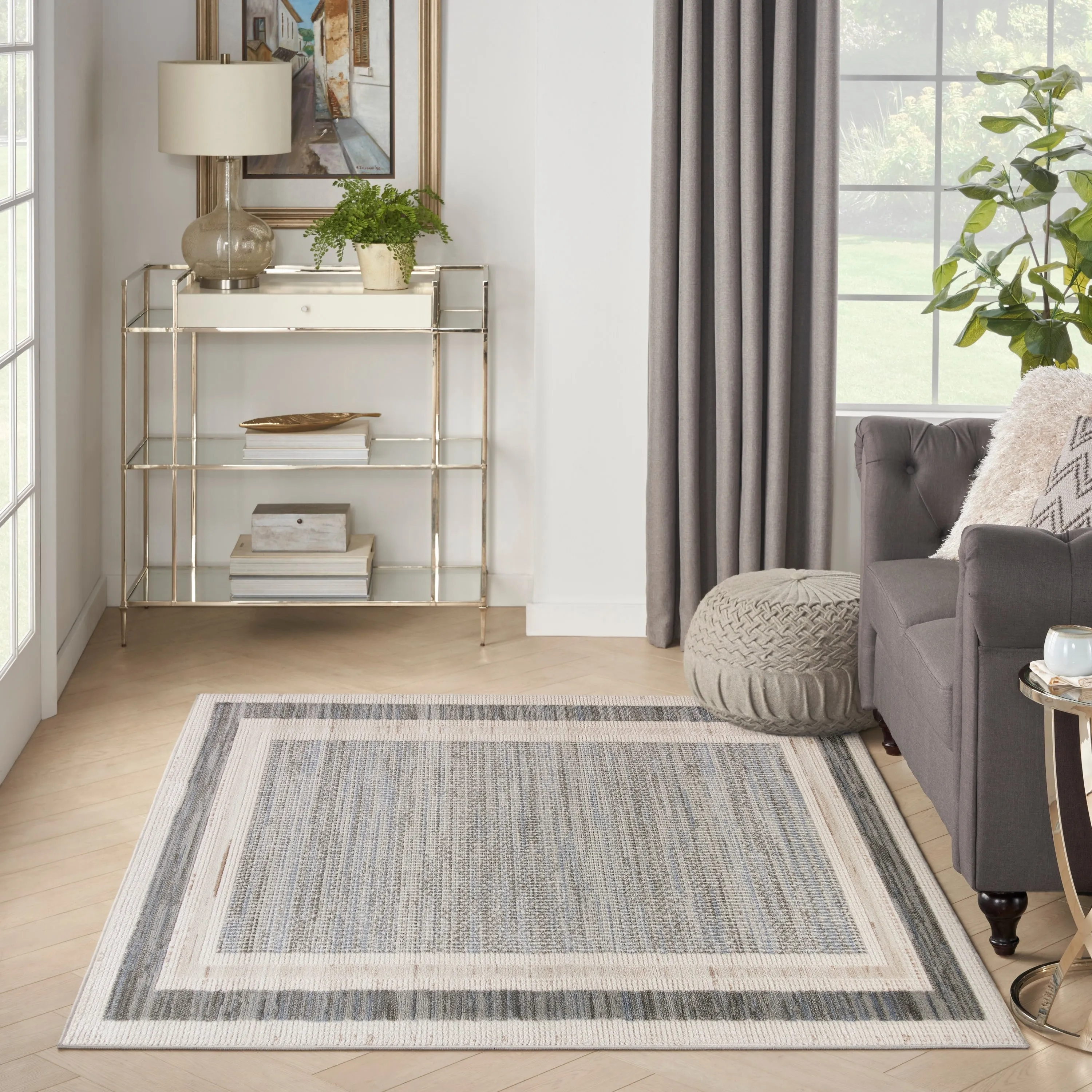 Nourison Serenity Home Indoor Geometric Area Rug