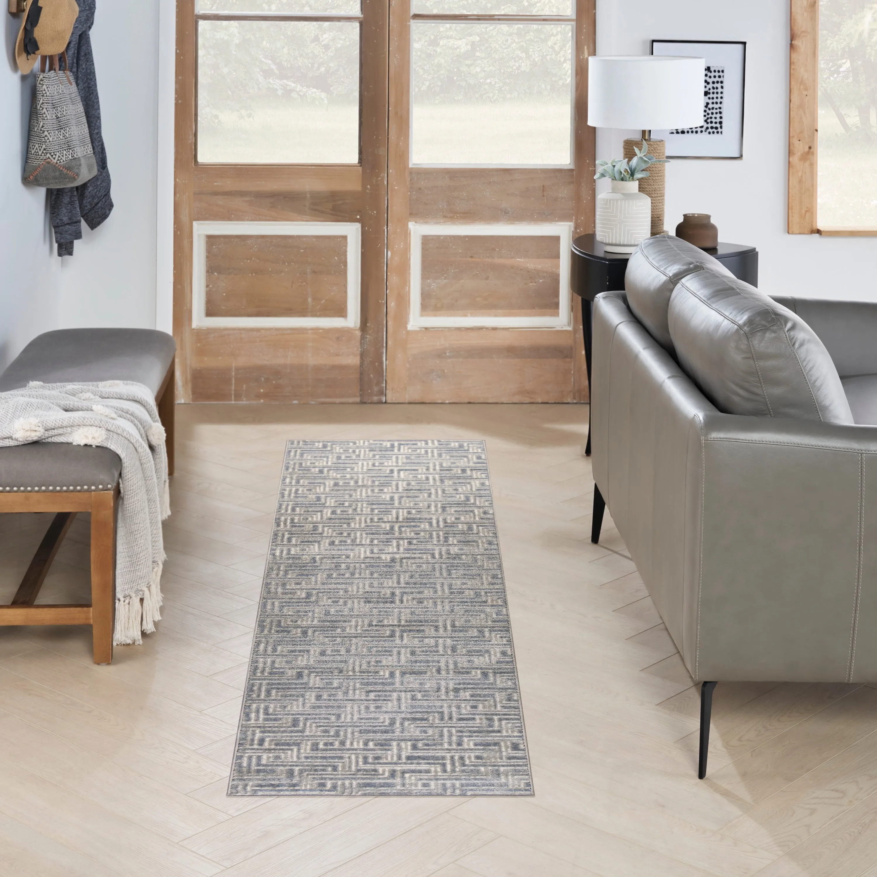 Nourison Serenity Home Indoor Geometric Area Rug