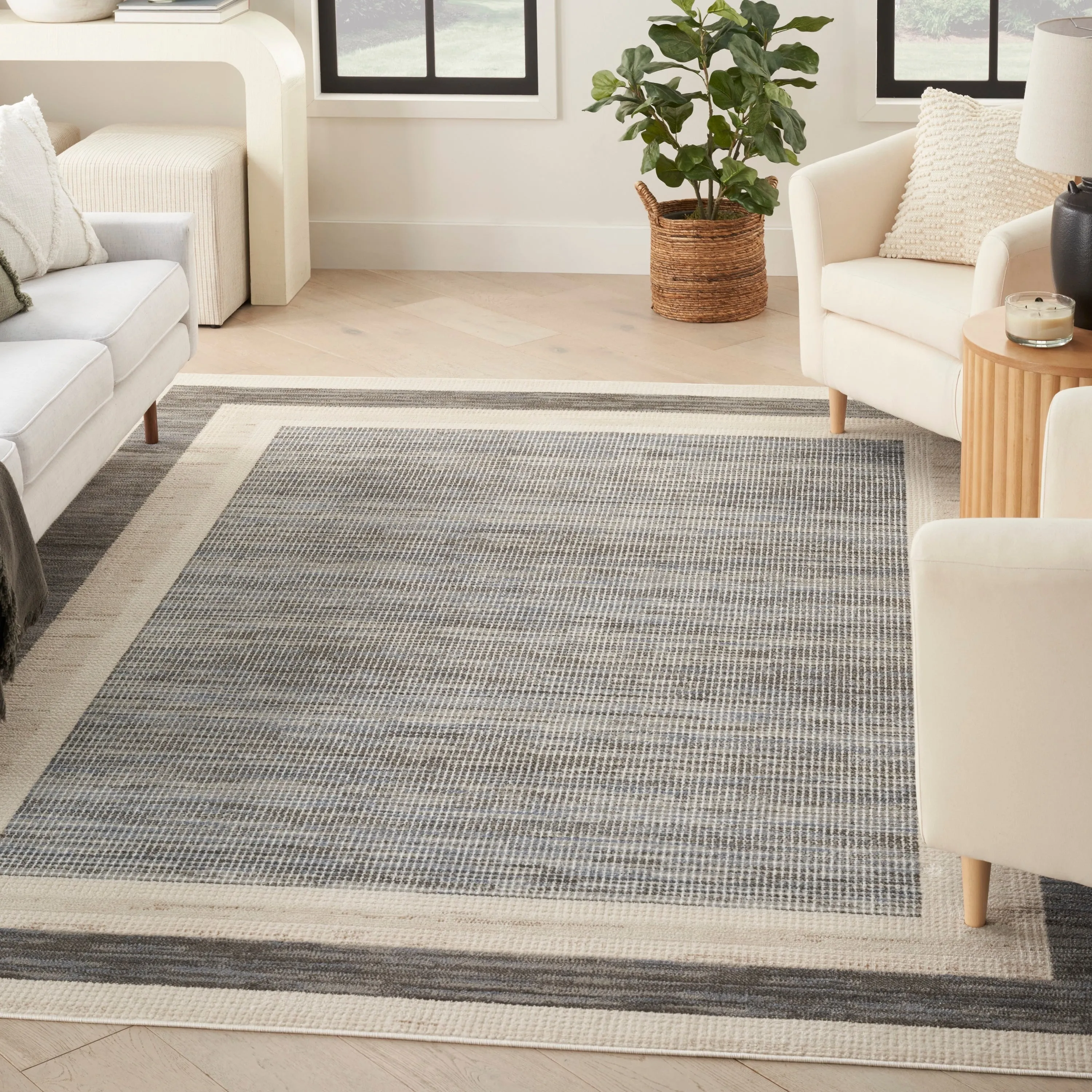 Nourison Serenity Home Indoor Geometric Area Rug