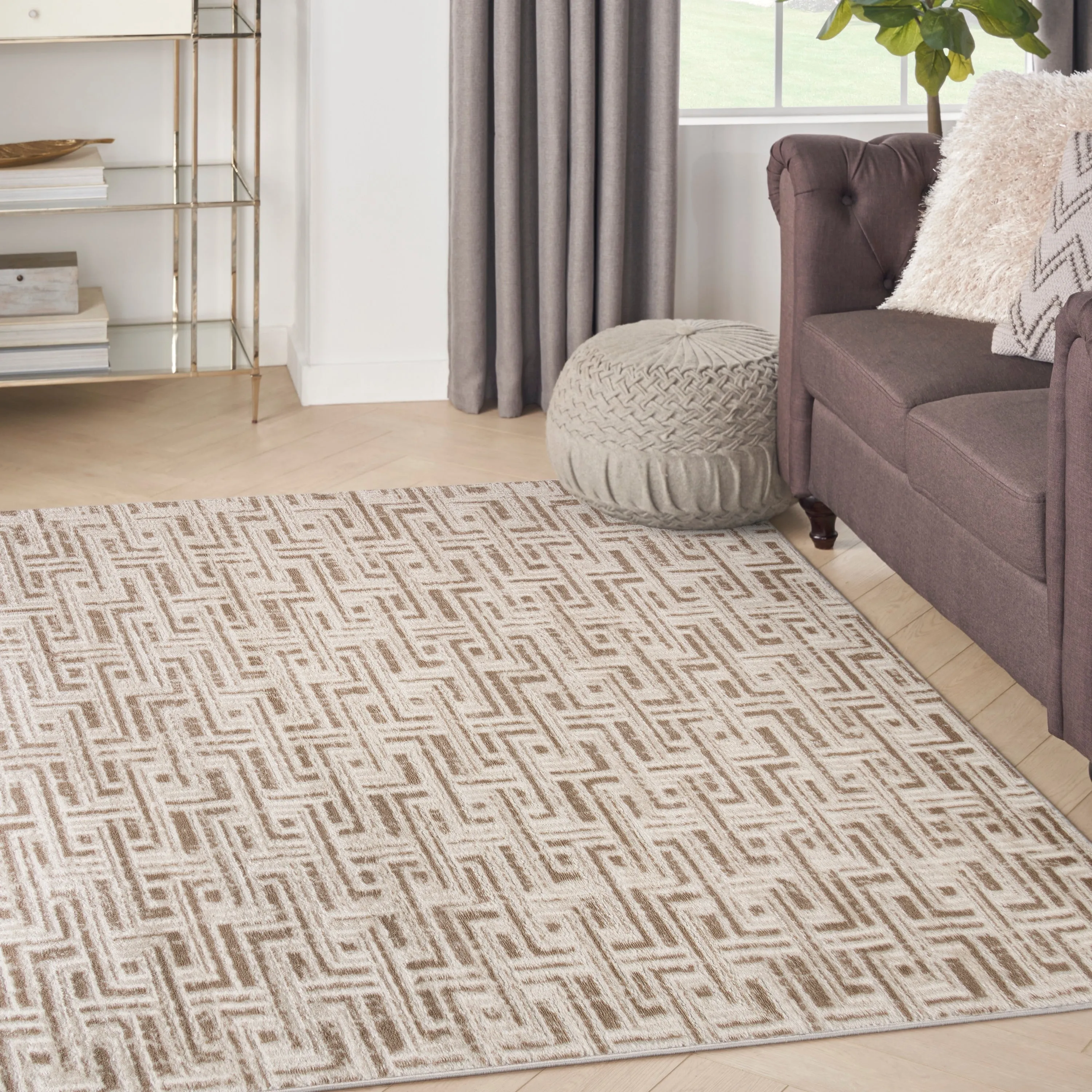 Nourison Serenity Home Indoor Geometric Area Rug