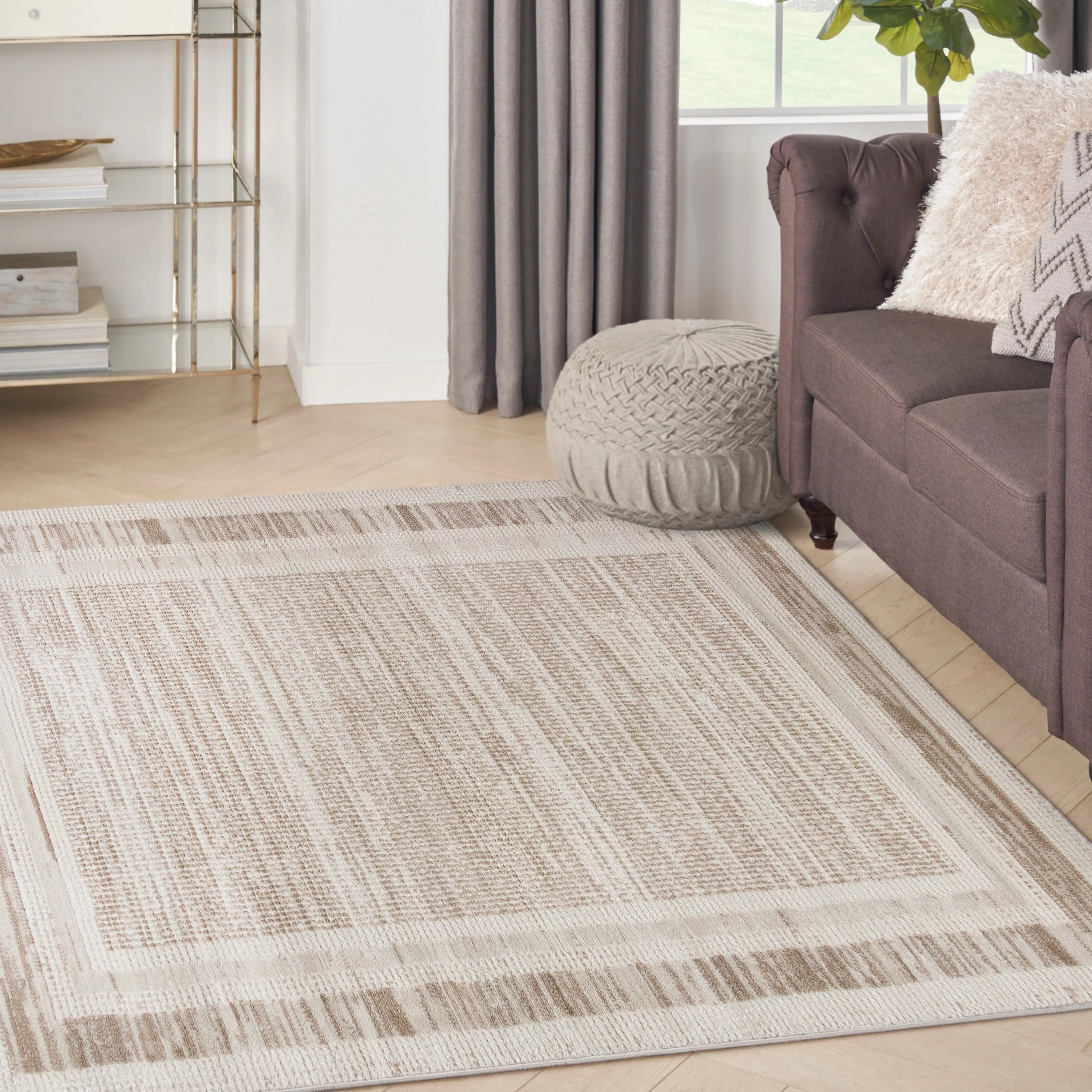 Nourison Serenity Home Indoor Geometric Area Rug