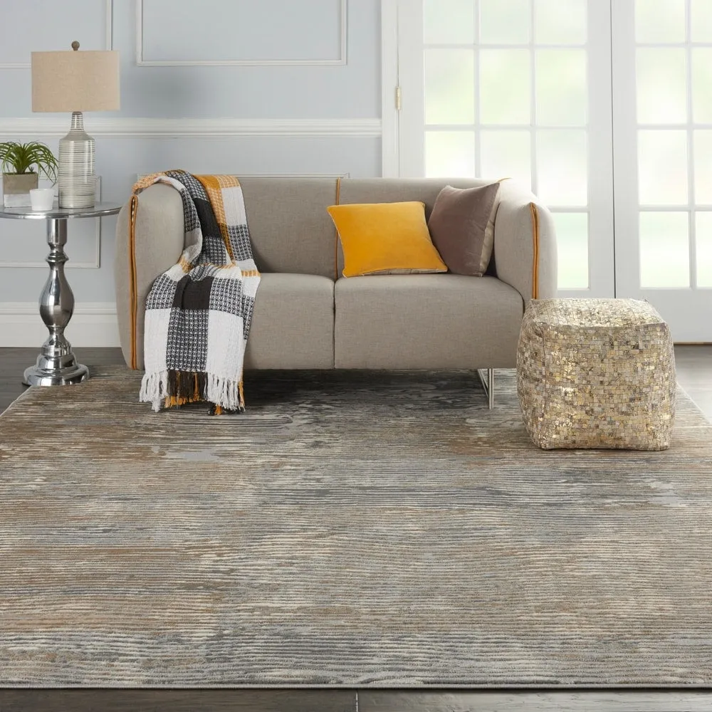 Nourison Solace Vintage Distressed Abstract Area Rug