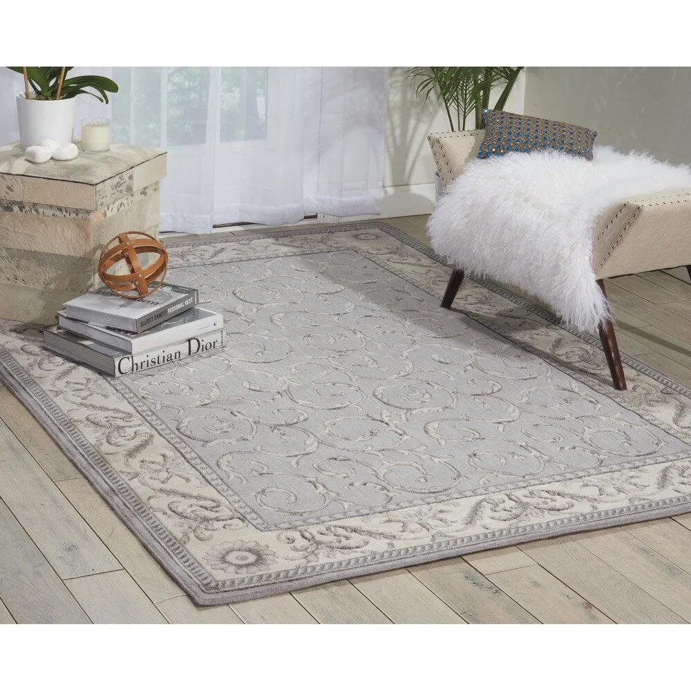 Nourison Somerset Trellis Border Area Rug