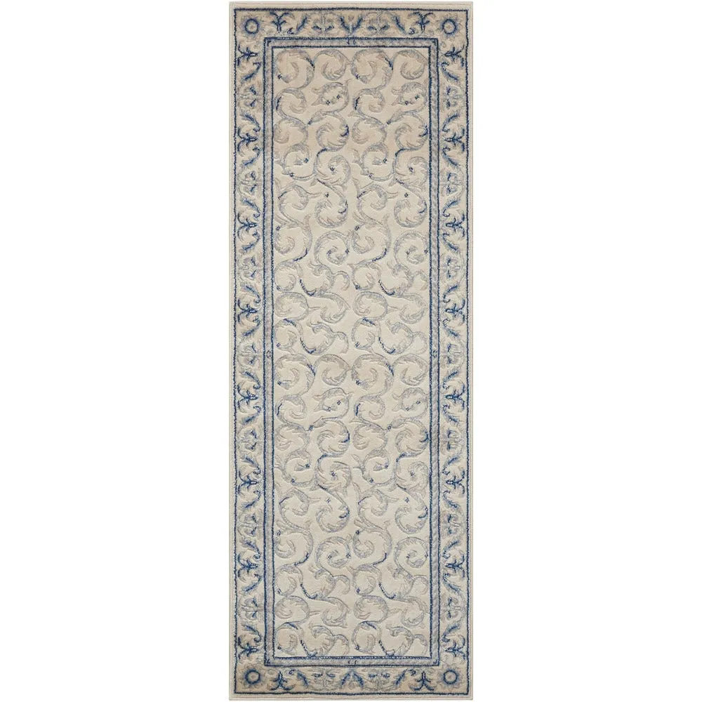 Nourison Somerset Trellis Border Area Rug