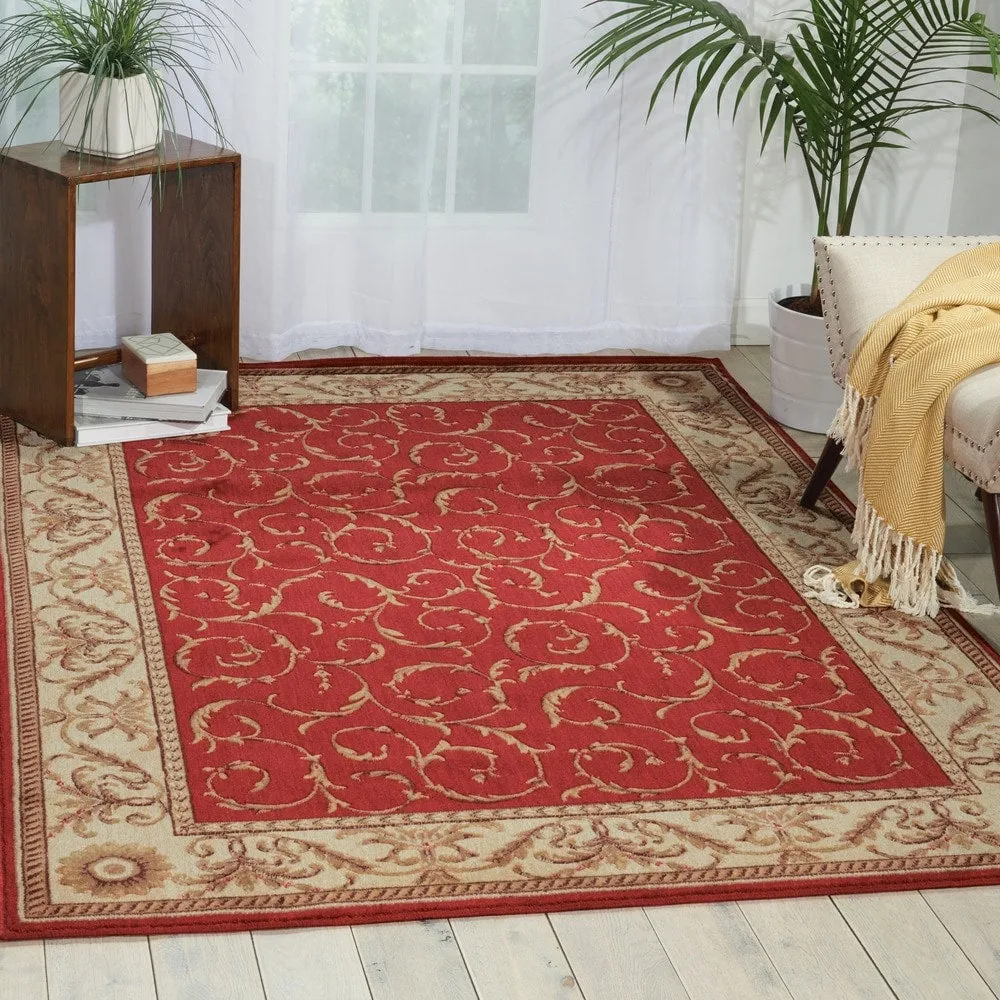 Nourison Somerset Trellis Border Area Rug