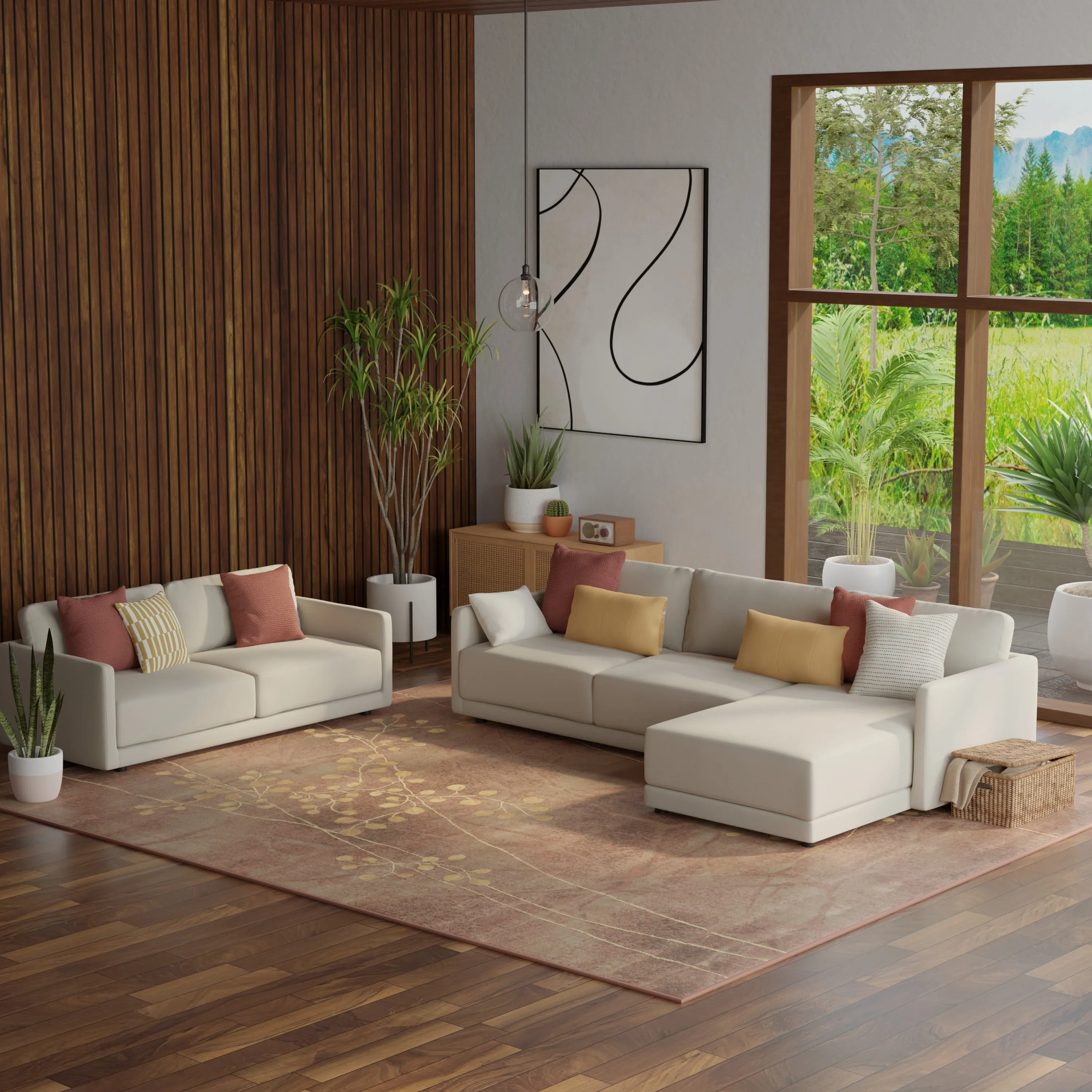 Nourison Susan Contemporary Floral Indoor only Area Rug.