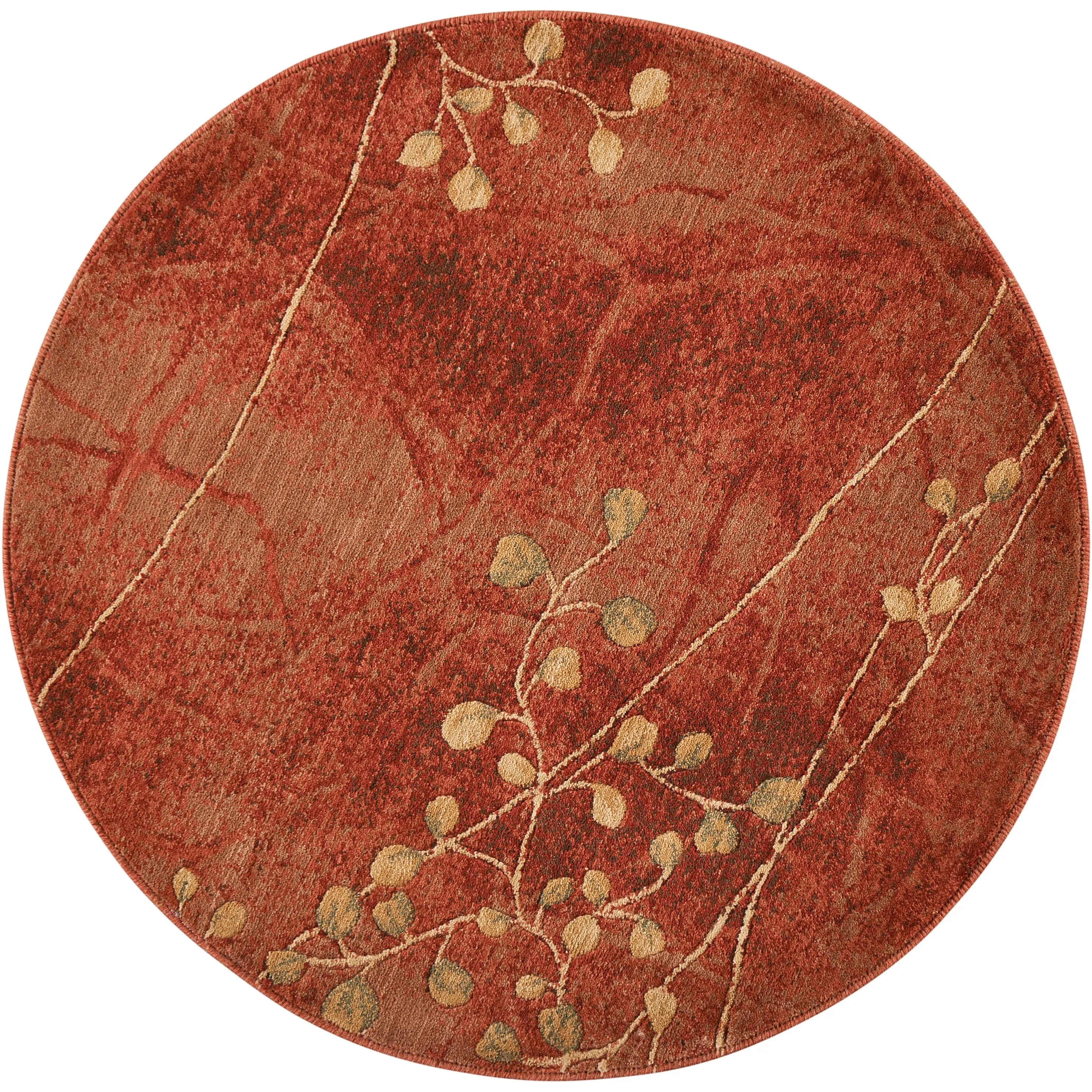 Nourison Susan Contemporary Floral Indoor only Area Rug.