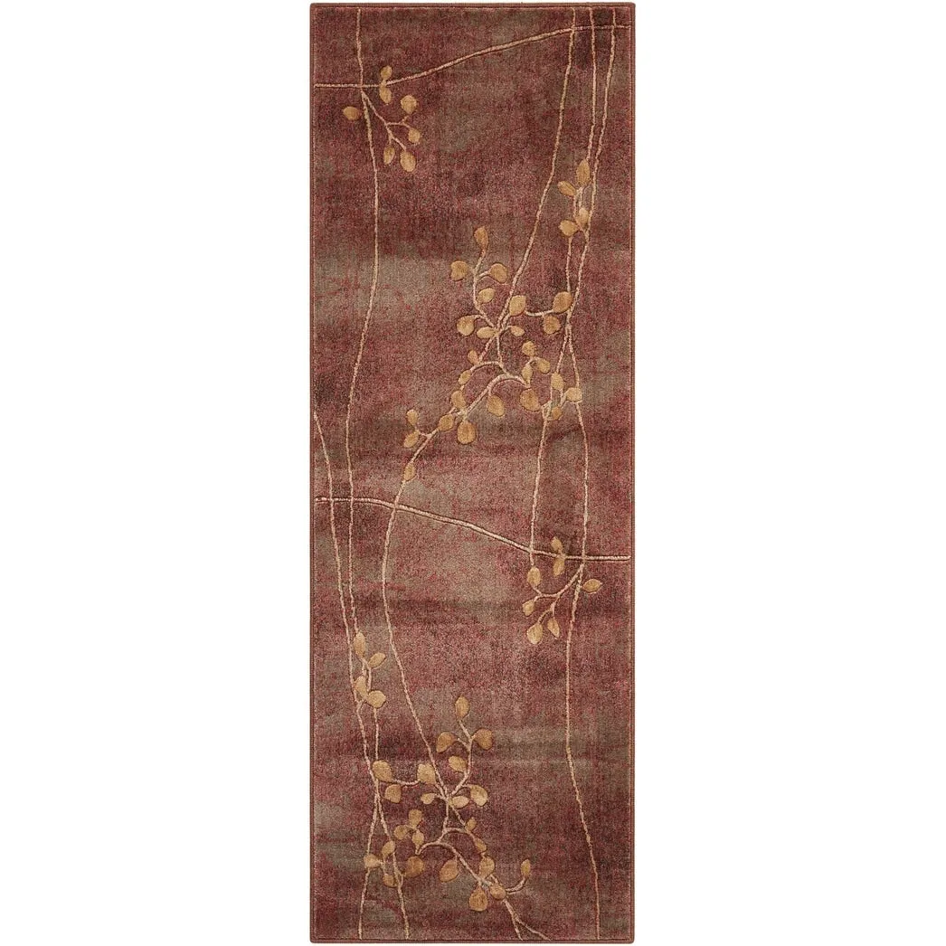 Nourison Susan Contemporary Floral Indoor only Area Rug.