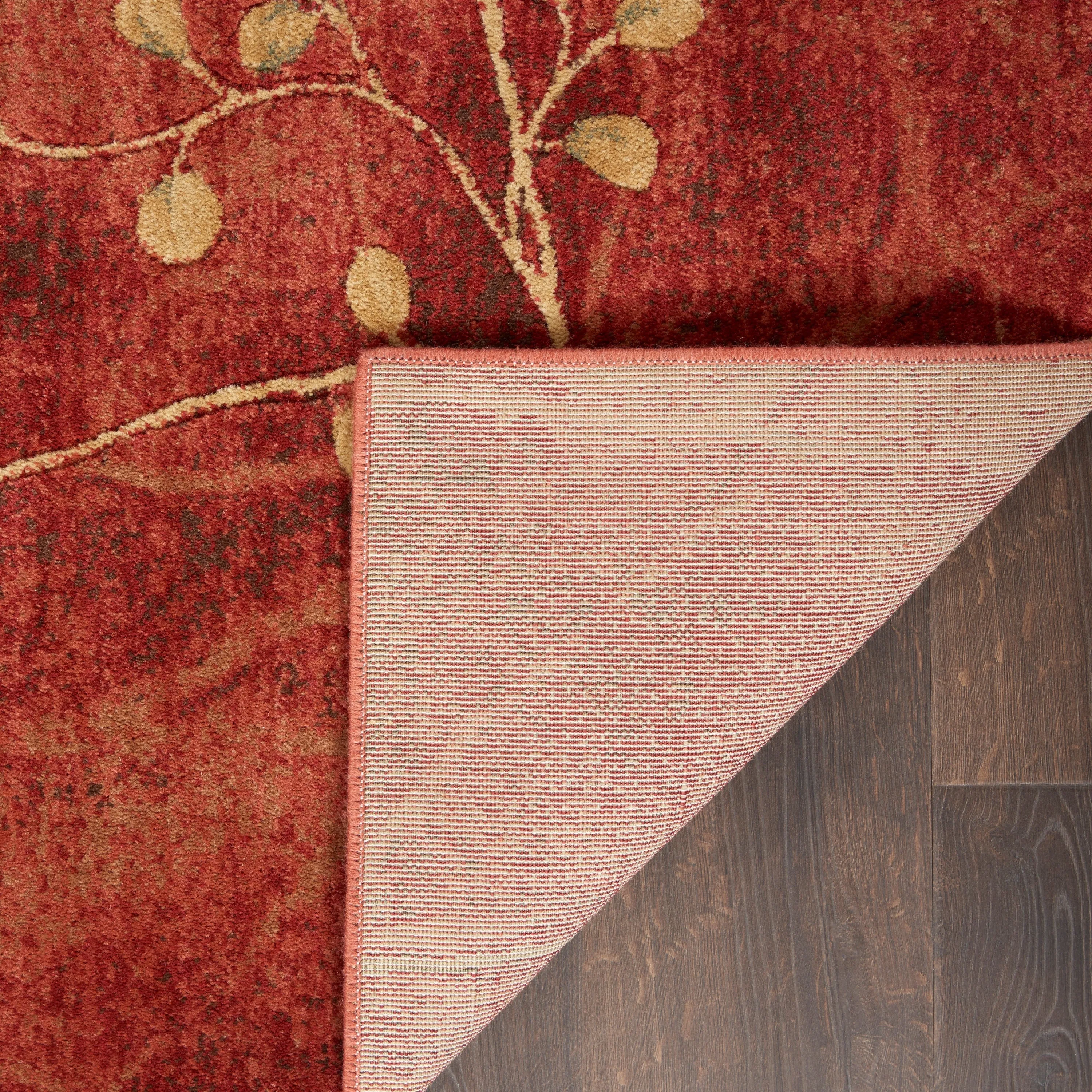 Nourison Susan Contemporary Floral Indoor only Area Rug.