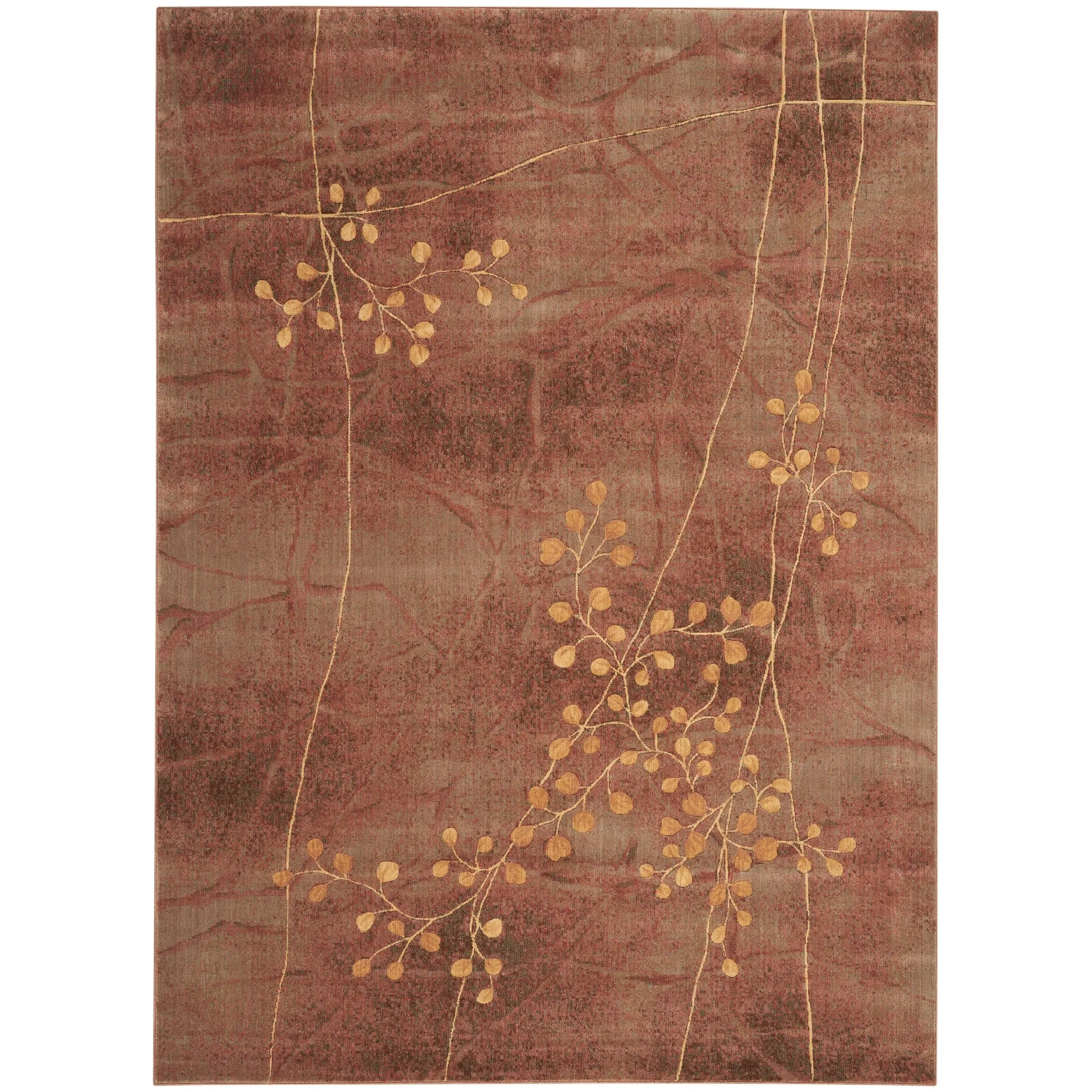 Nourison Susan Contemporary Floral Indoor only Area Rug.