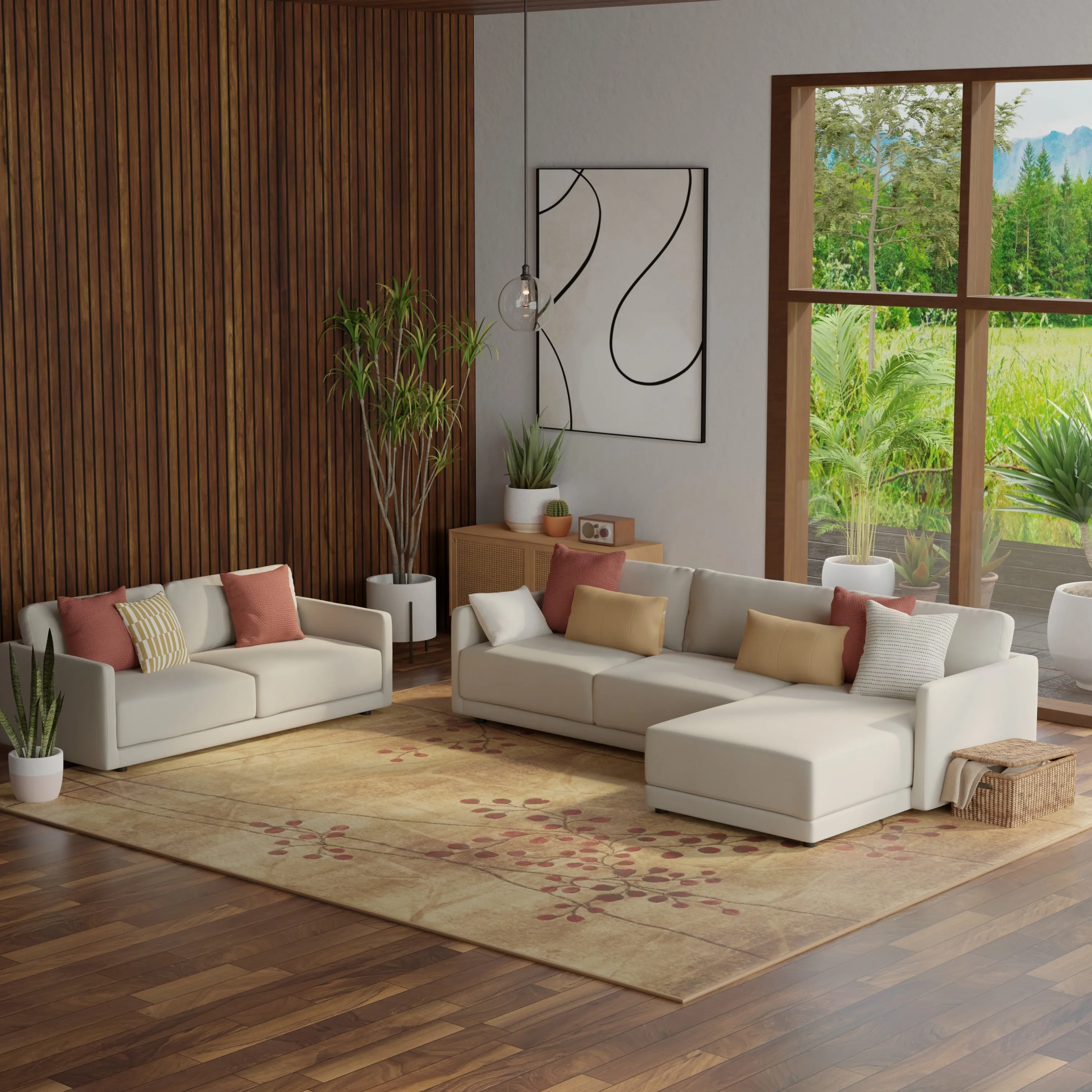 Nourison Susan Contemporary Floral Indoor only Area Rug.