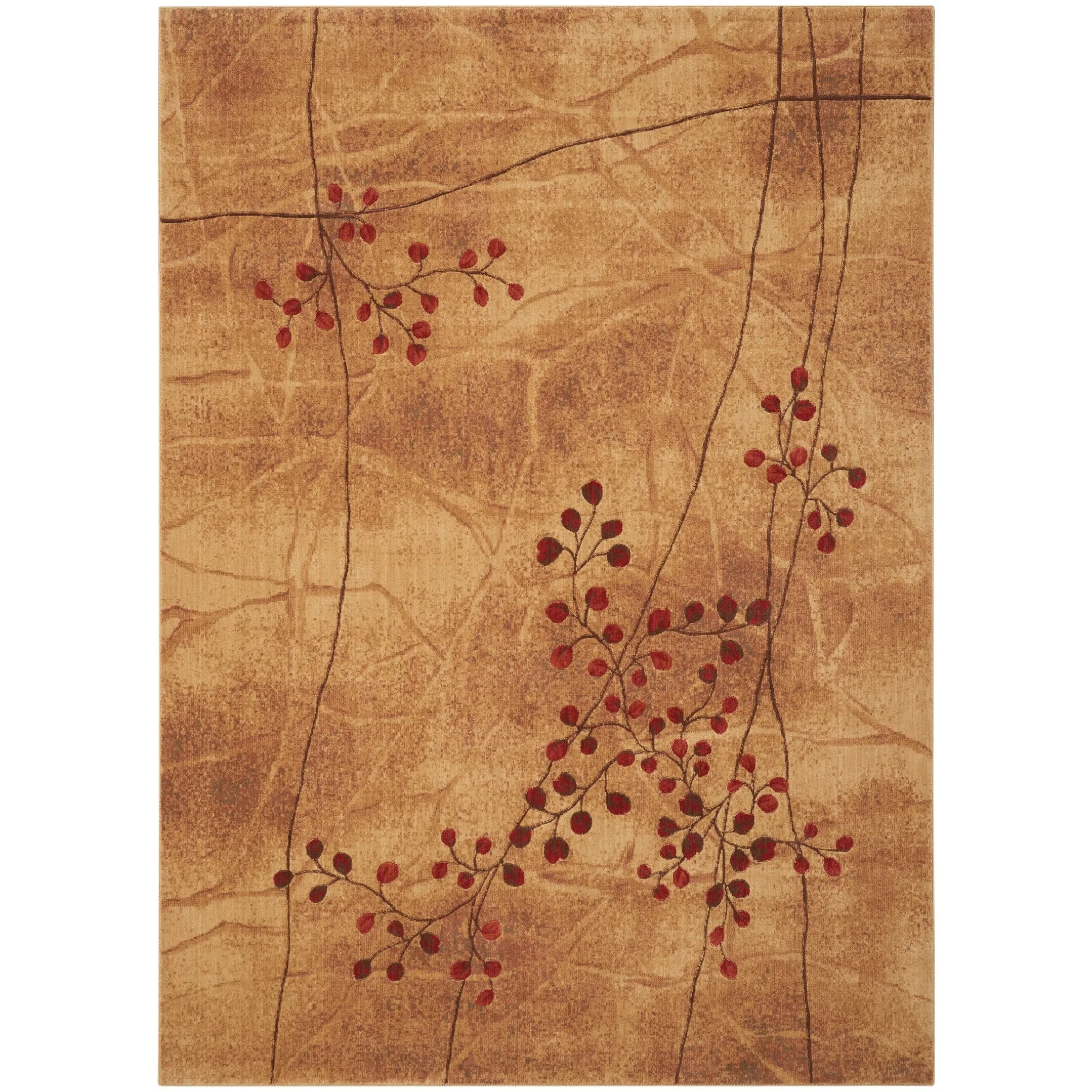 Nourison Susan Contemporary Floral Indoor only Area Rug.