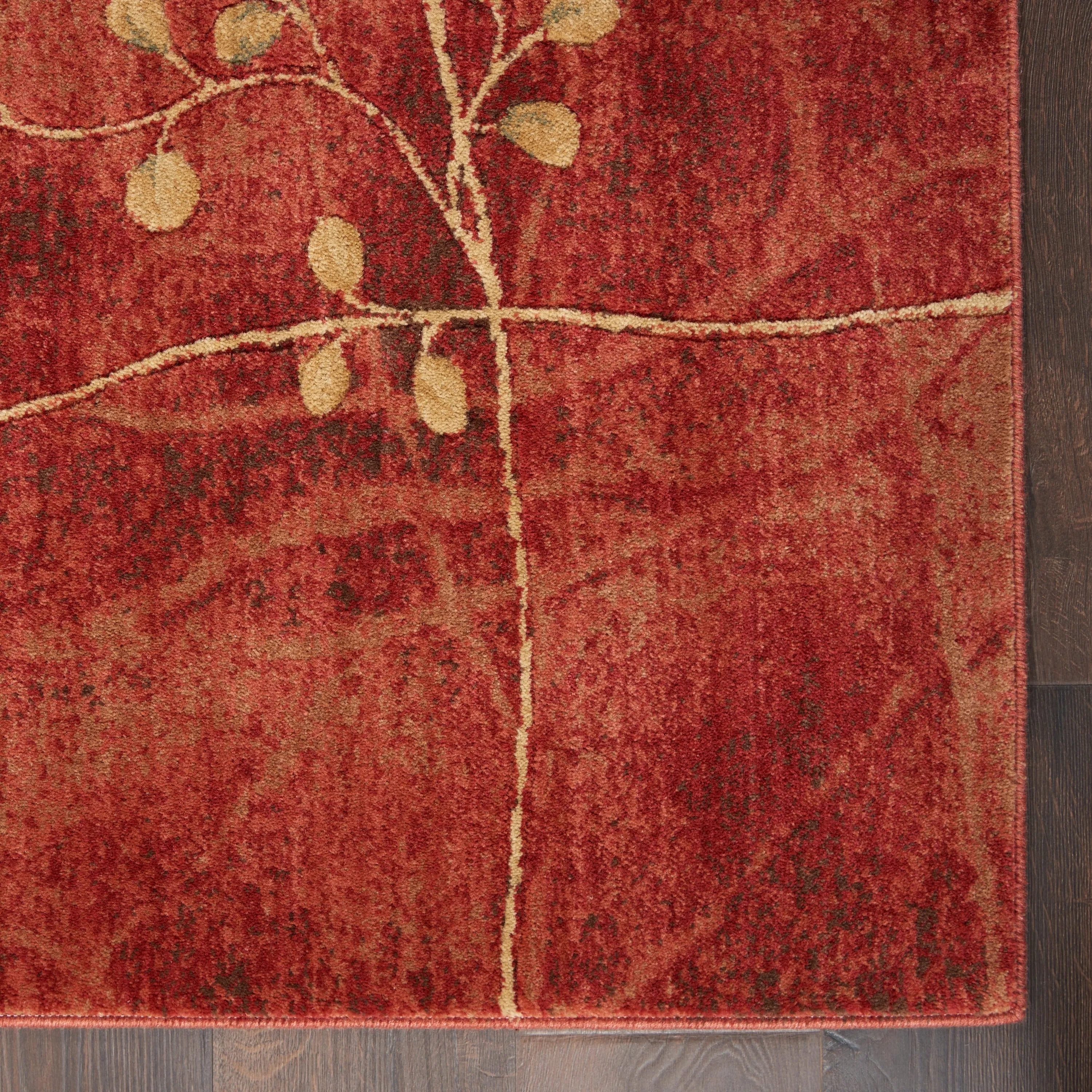 Nourison Susan Contemporary Floral Indoor only Area Rug.