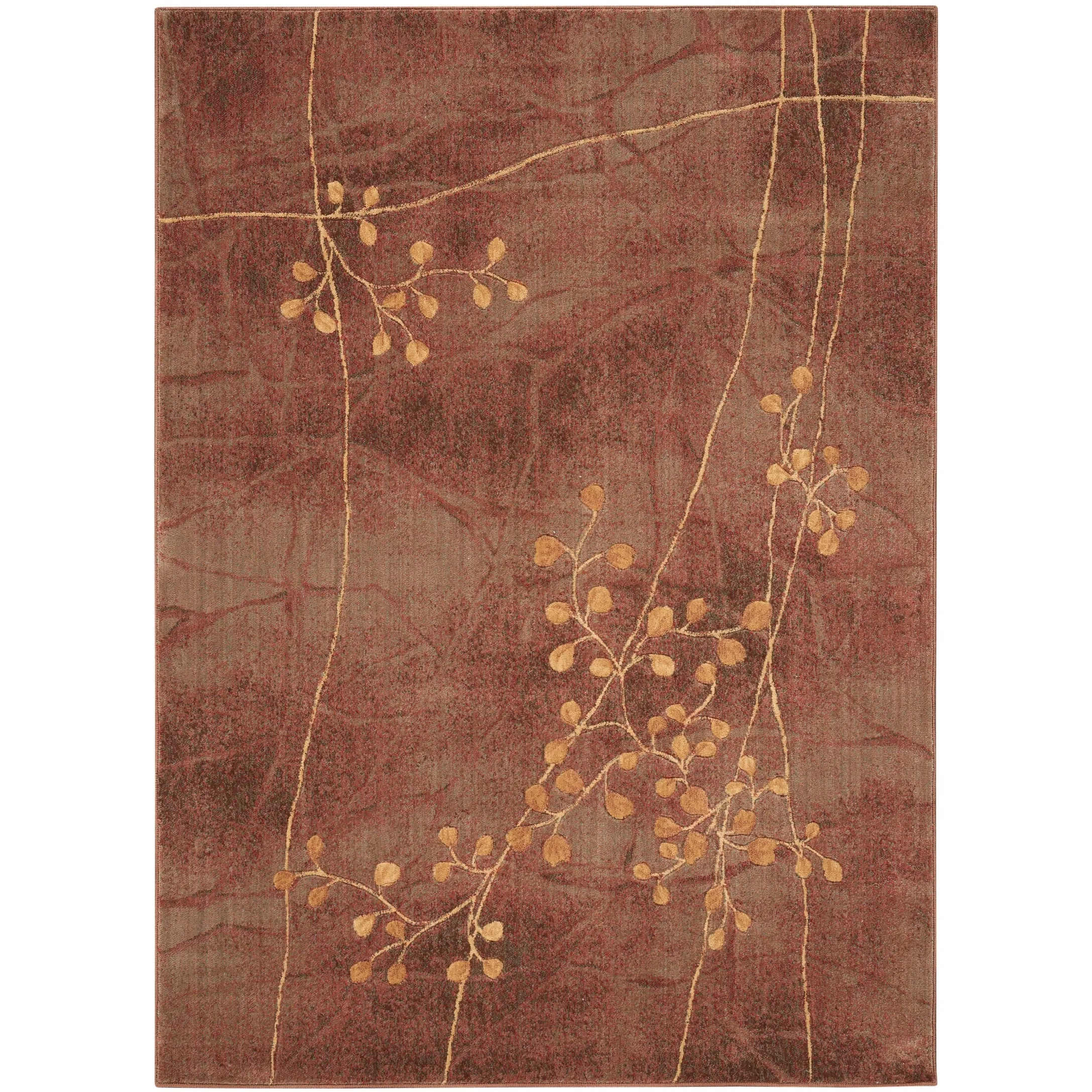 Nourison Susan Contemporary Floral Indoor only Area Rug.