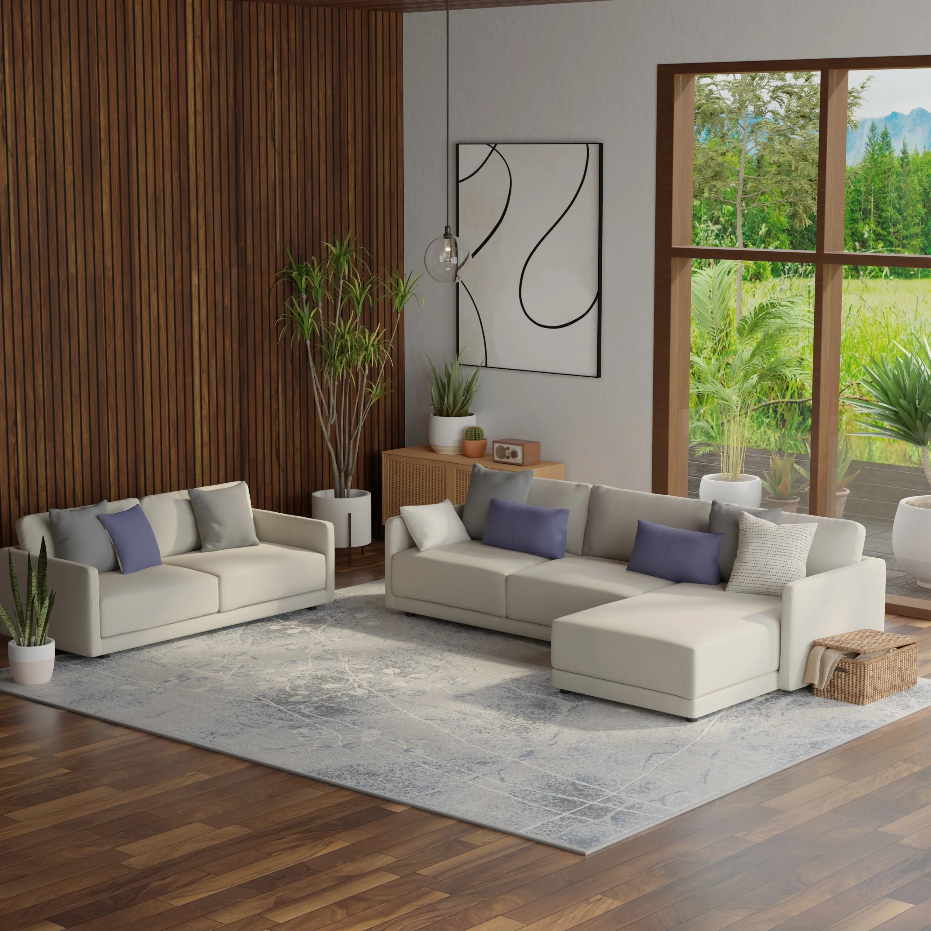 Nourison Susan Contemporary Floral Indoor only Area Rug.