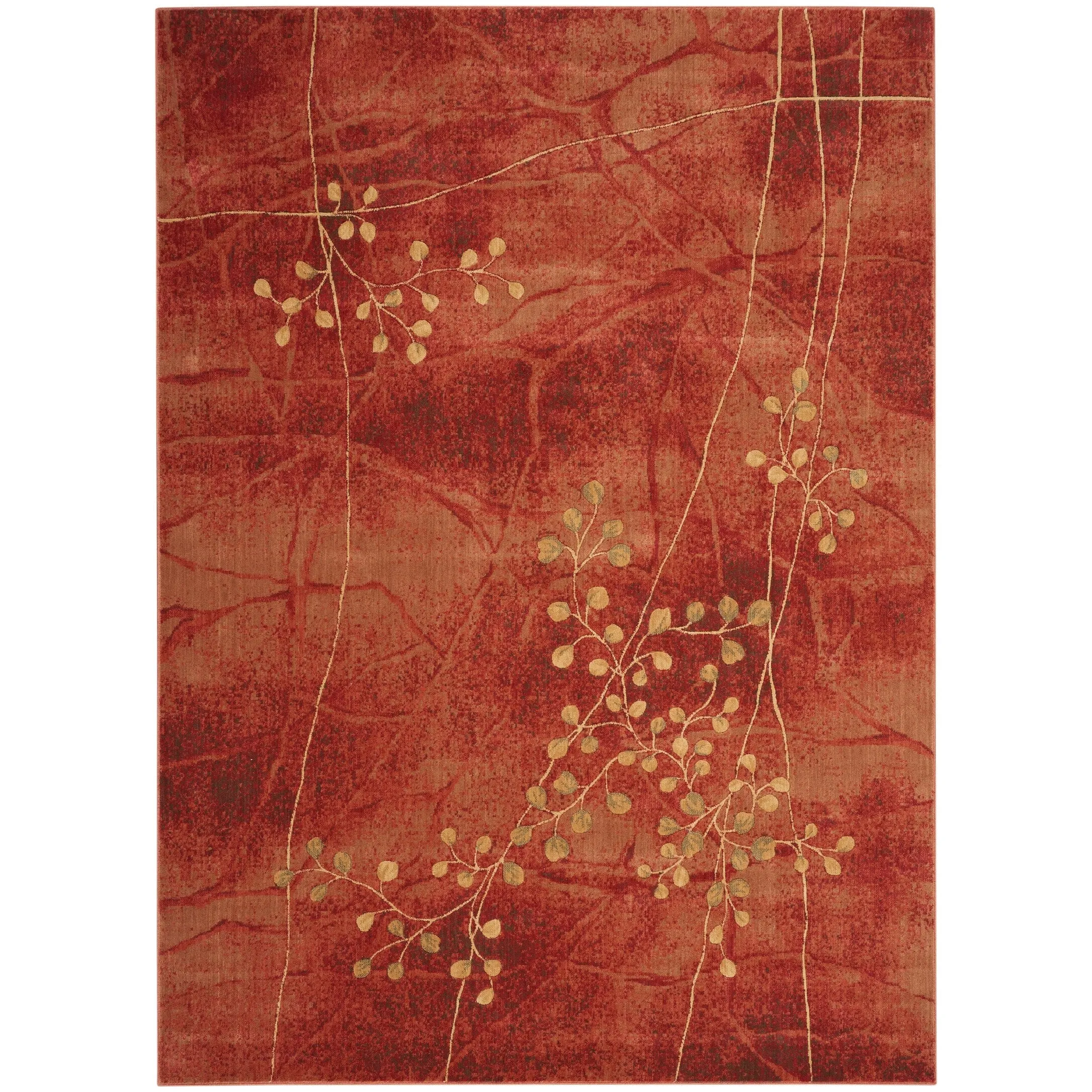 Nourison Susan Contemporary Floral Indoor only Area Rug.
