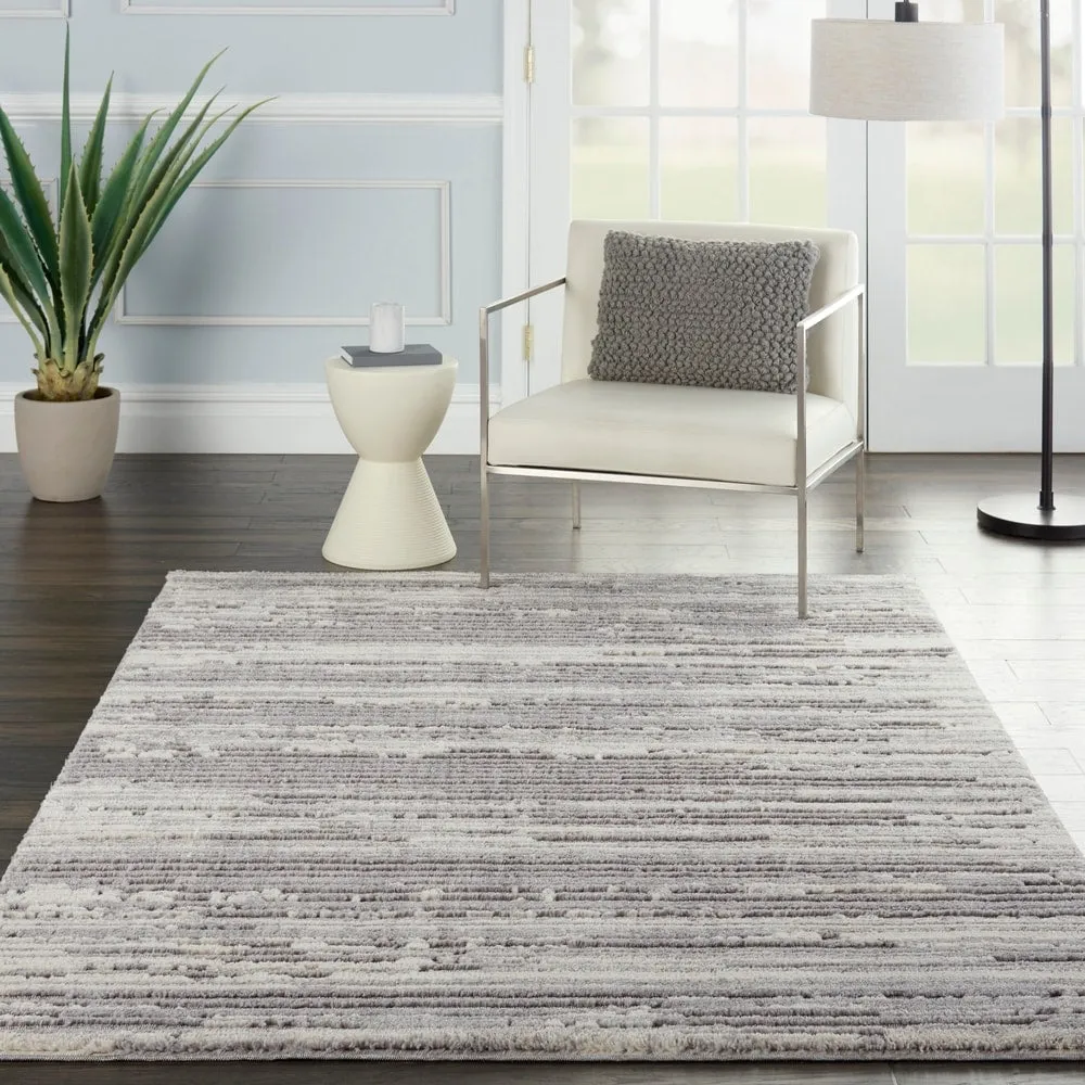 Nourison Textured Contemporary Abstract Area Rug