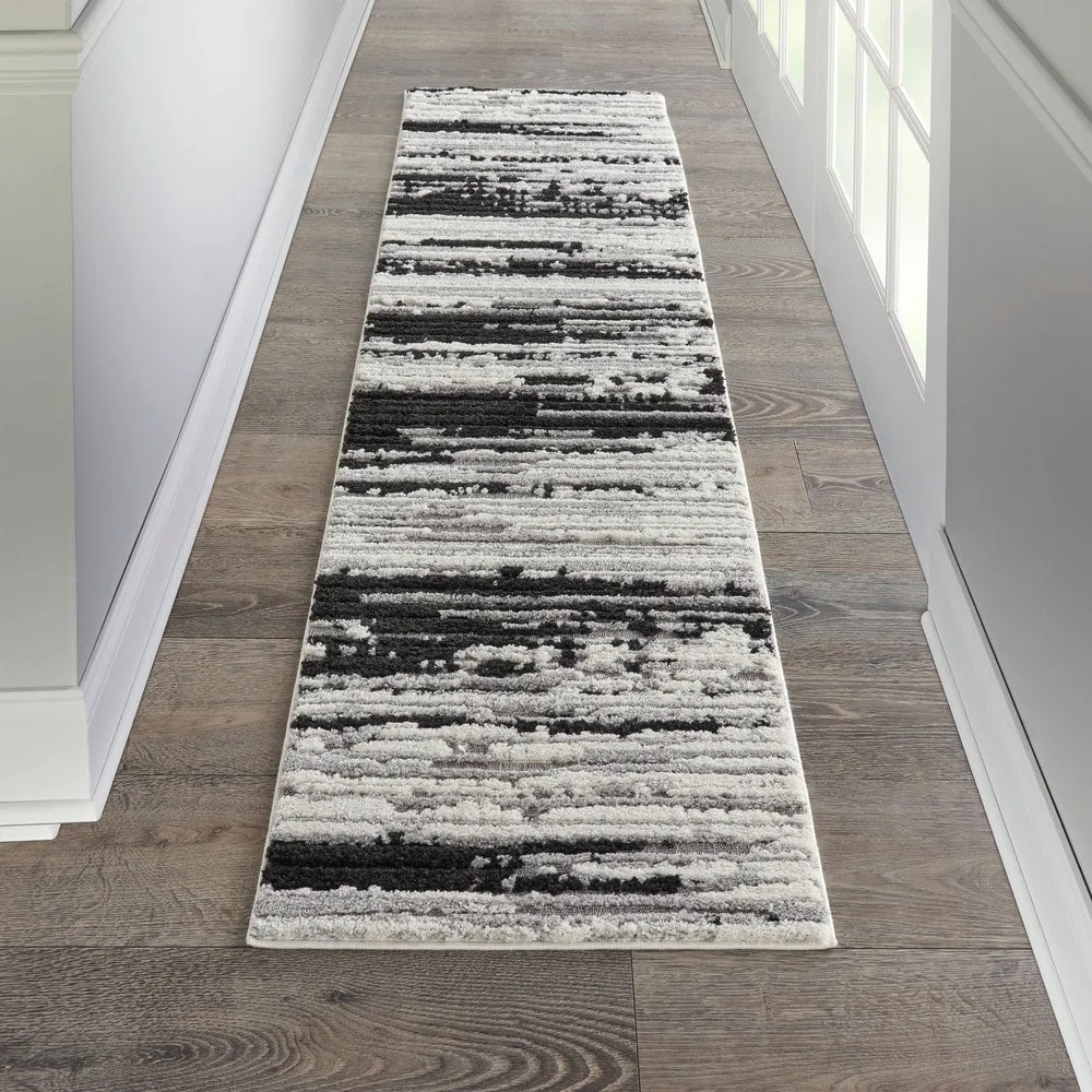 Nourison Textured Contemporary Abstract Area Rug