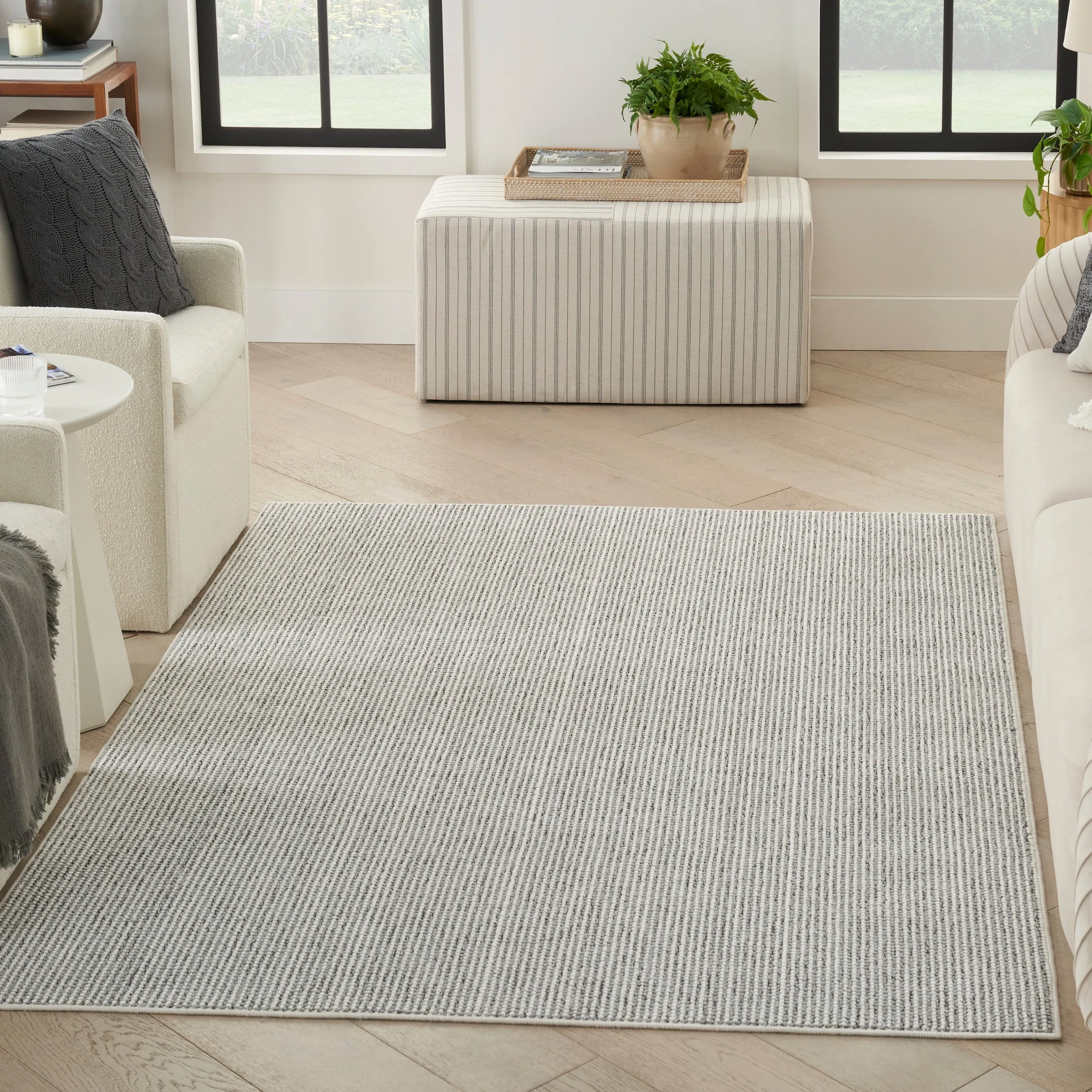 Nourison Textured Home Indoor Abstract Area Rug
