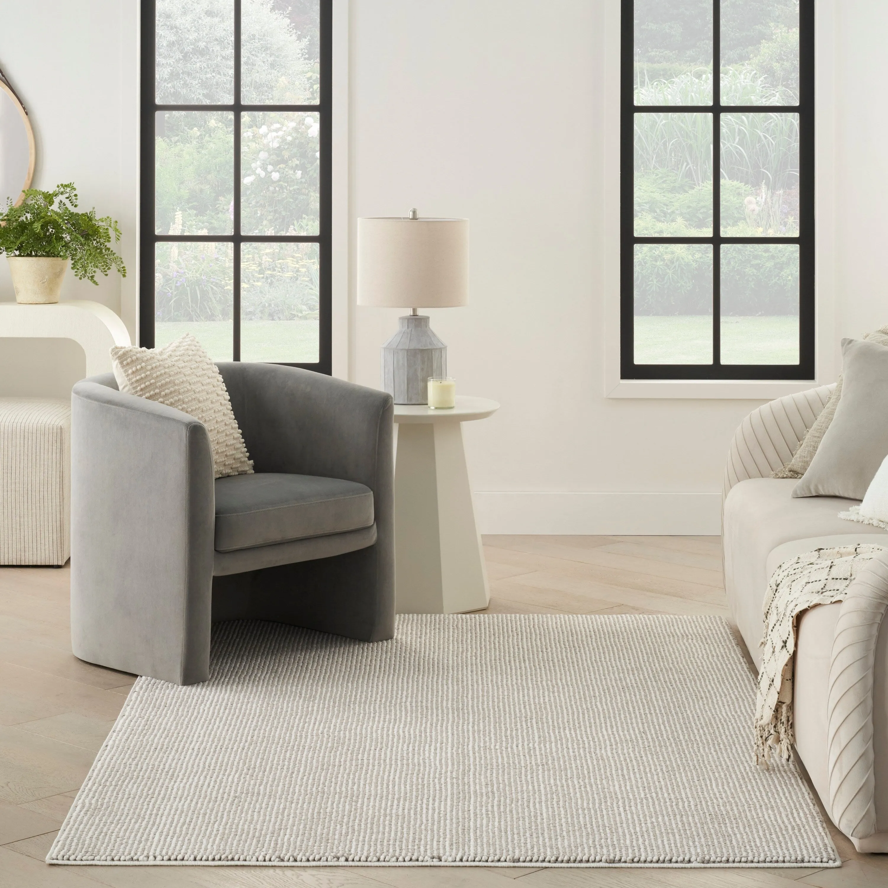 Nourison Textured Home Indoor Abstract Area Rug