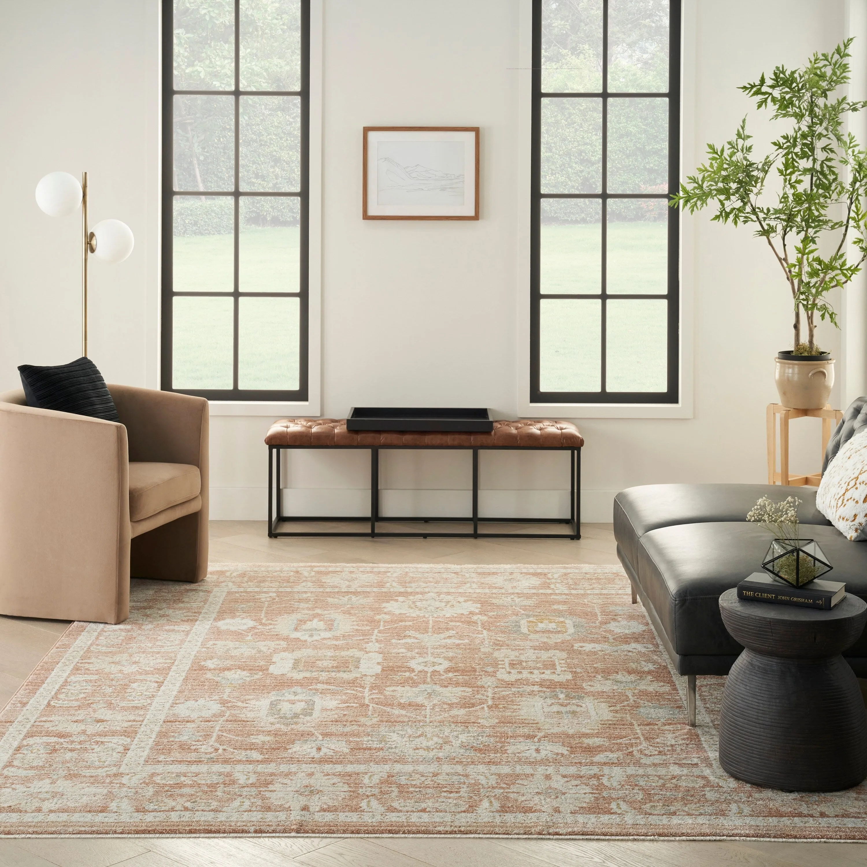 Nourison Traditional Home Indoor Persian Area Rug