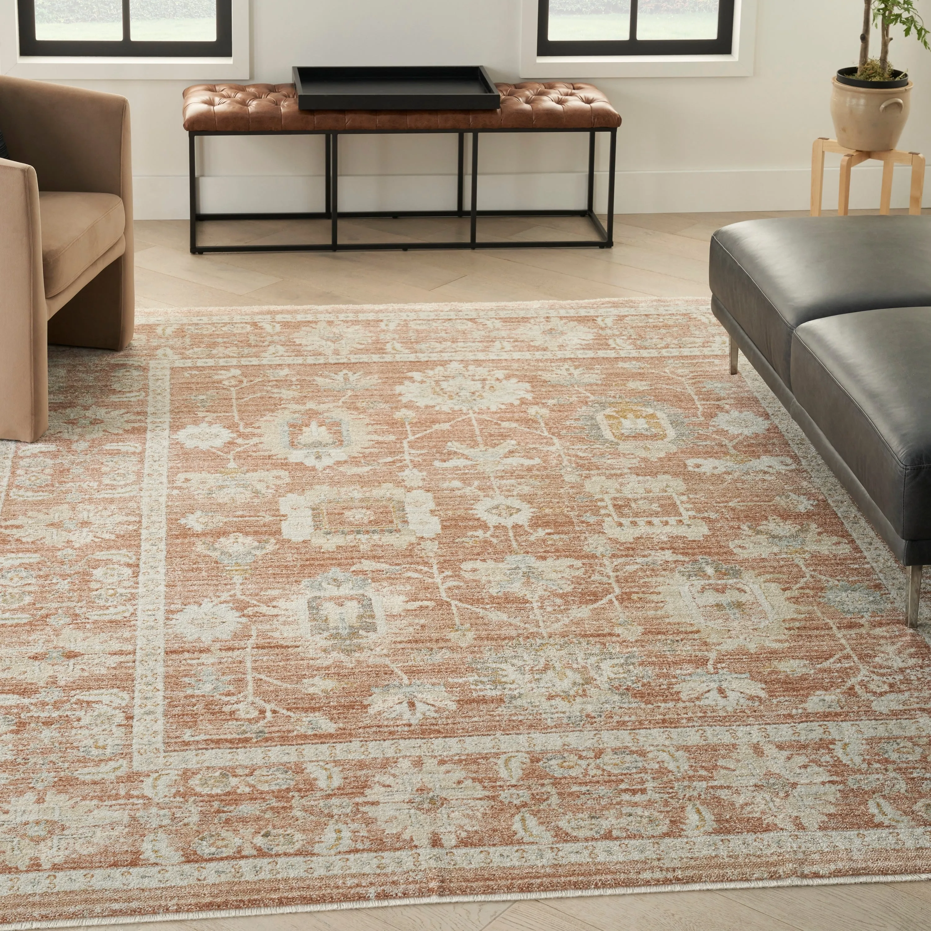 Nourison Traditional Home Indoor Persian Area Rug