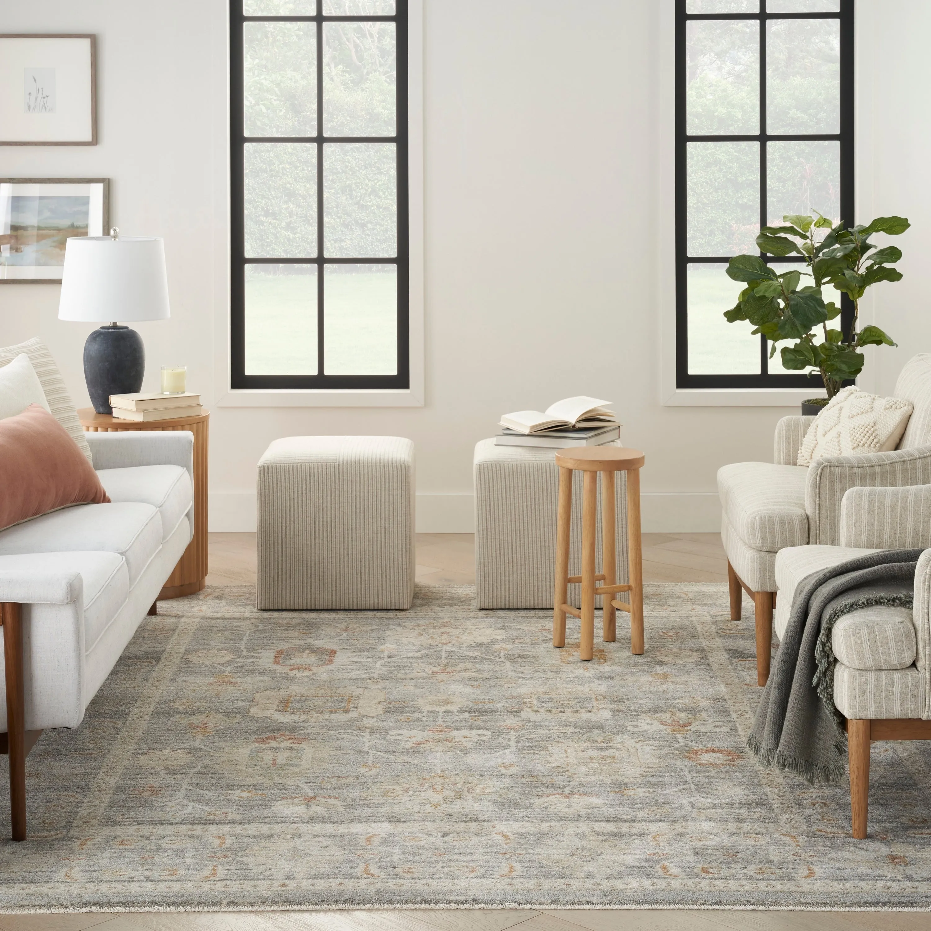 Nourison Traditional Home Indoor Persian Area Rug