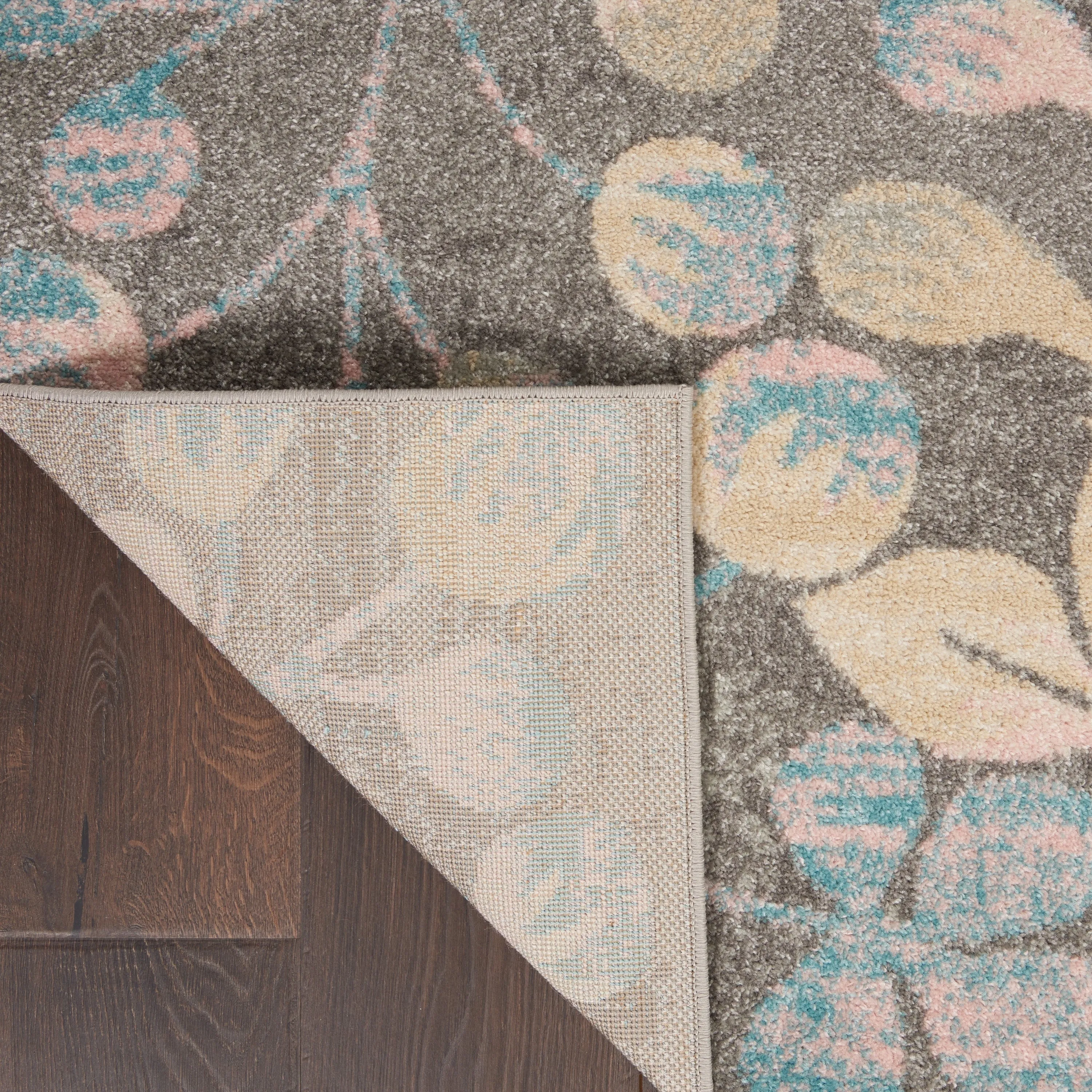 Nourison Tranquil Abstract Floral Leaves Botanical Area Rug