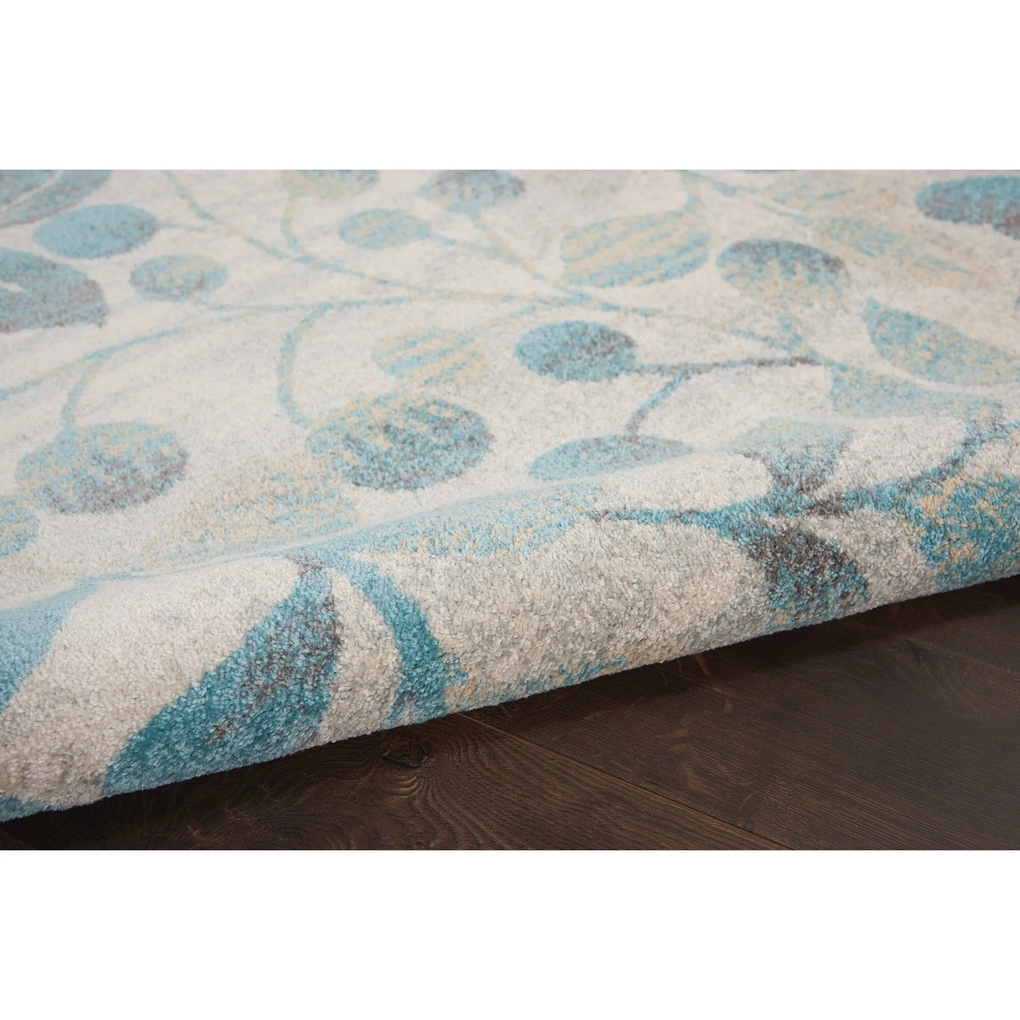 Nourison Tranquil Abstract Floral Leaves Botanical Area Rug