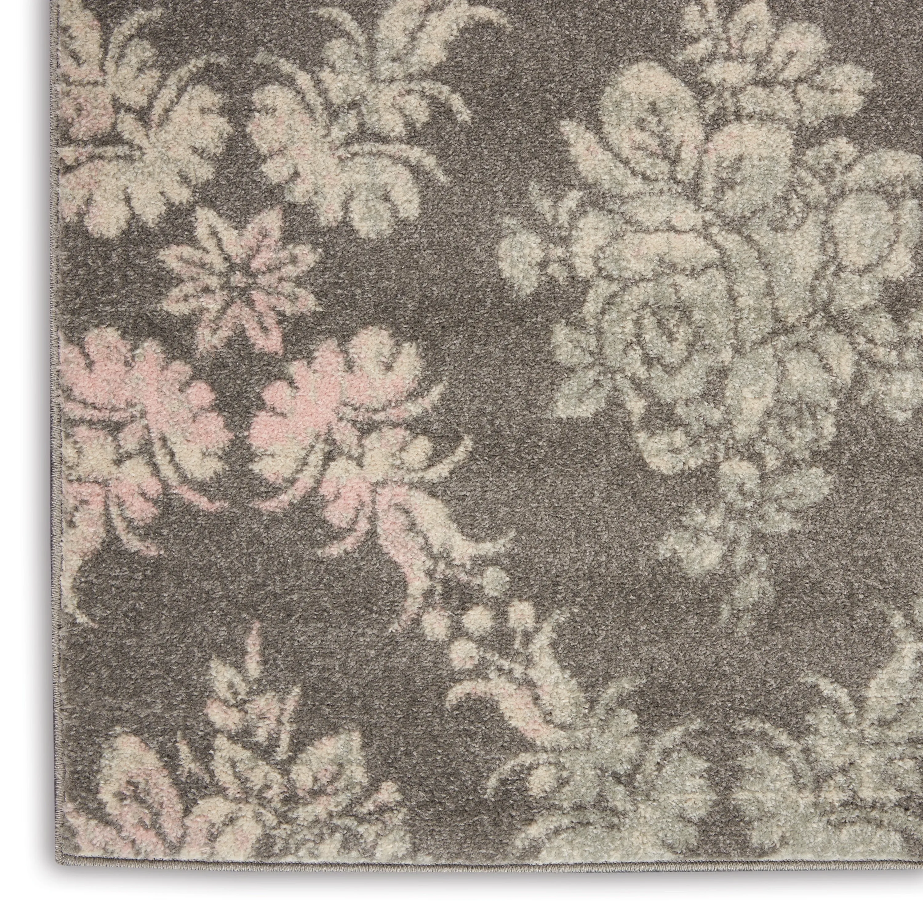 Nourison Tranquil French Country Floral Damask Area Rug