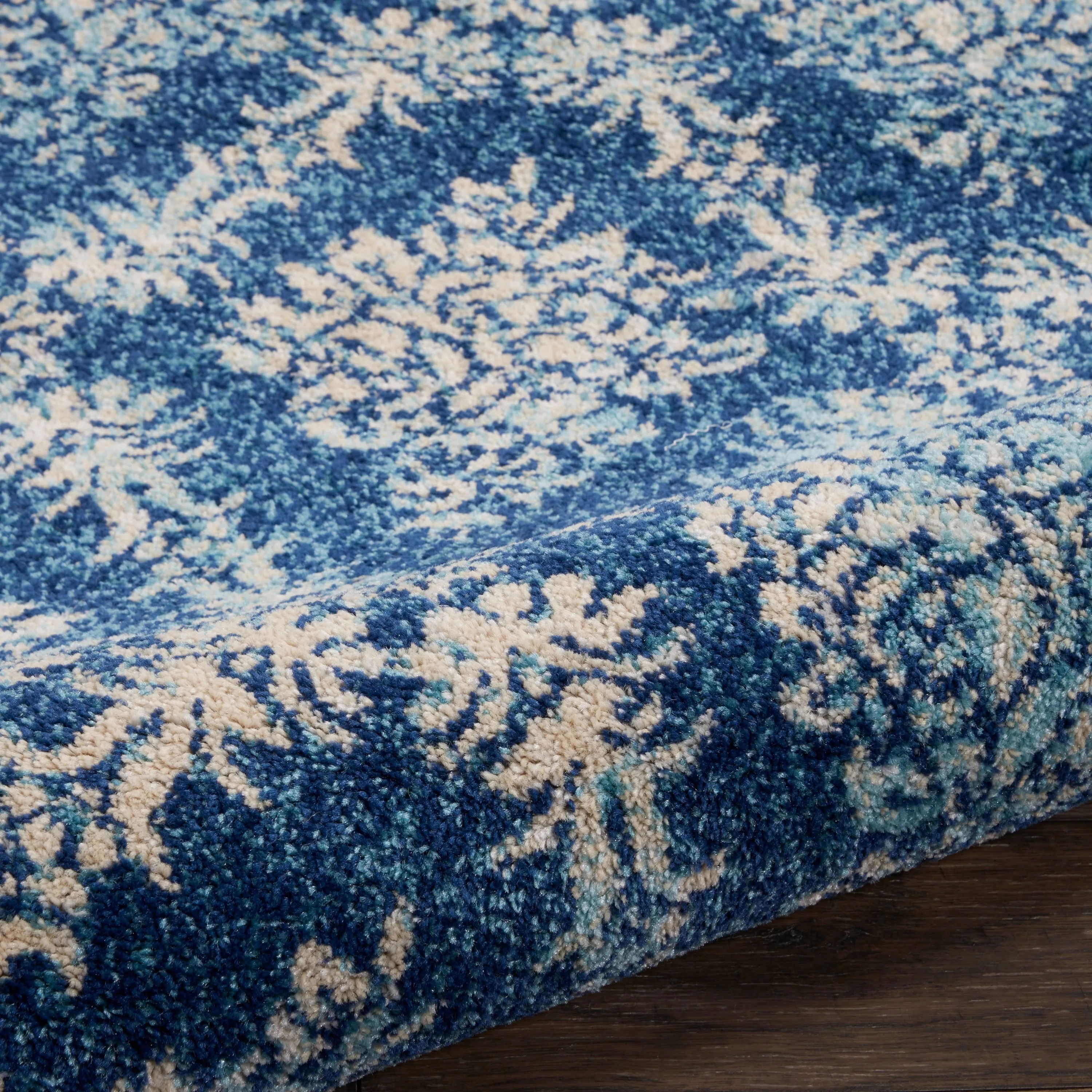 Nourison Tranquil French Country Floral Damask Area Rug