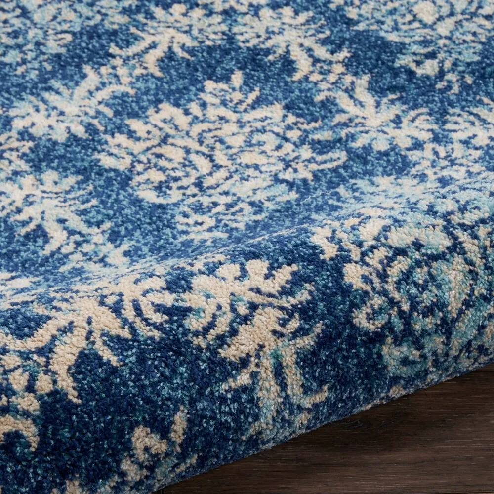 Nourison Tranquil French Country Floral Damask Area Rug