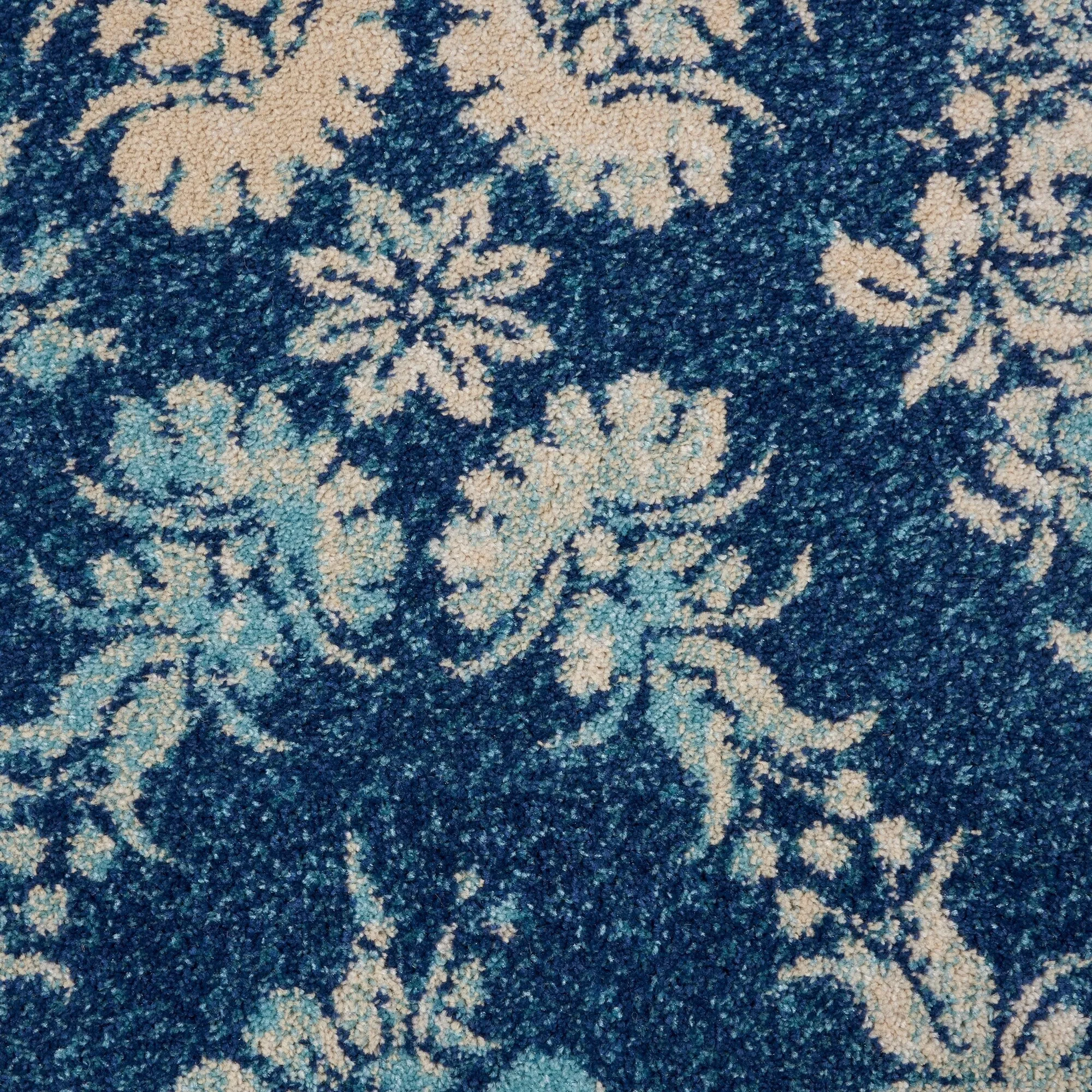 Nourison Tranquil French Country Floral Damask Area Rug